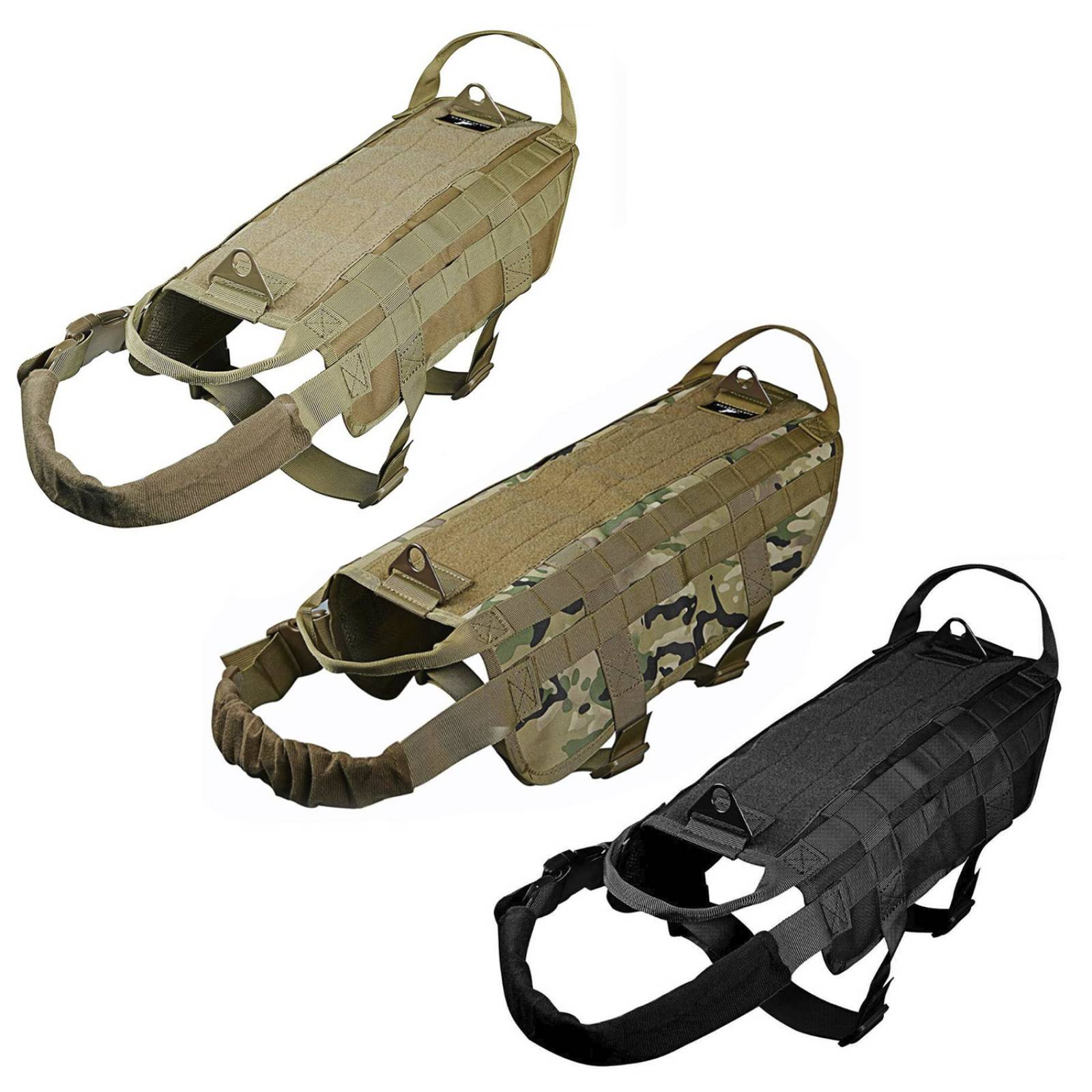 Mascretta Pechera Tactica para Perro K9 Arnes Tactico Mediana