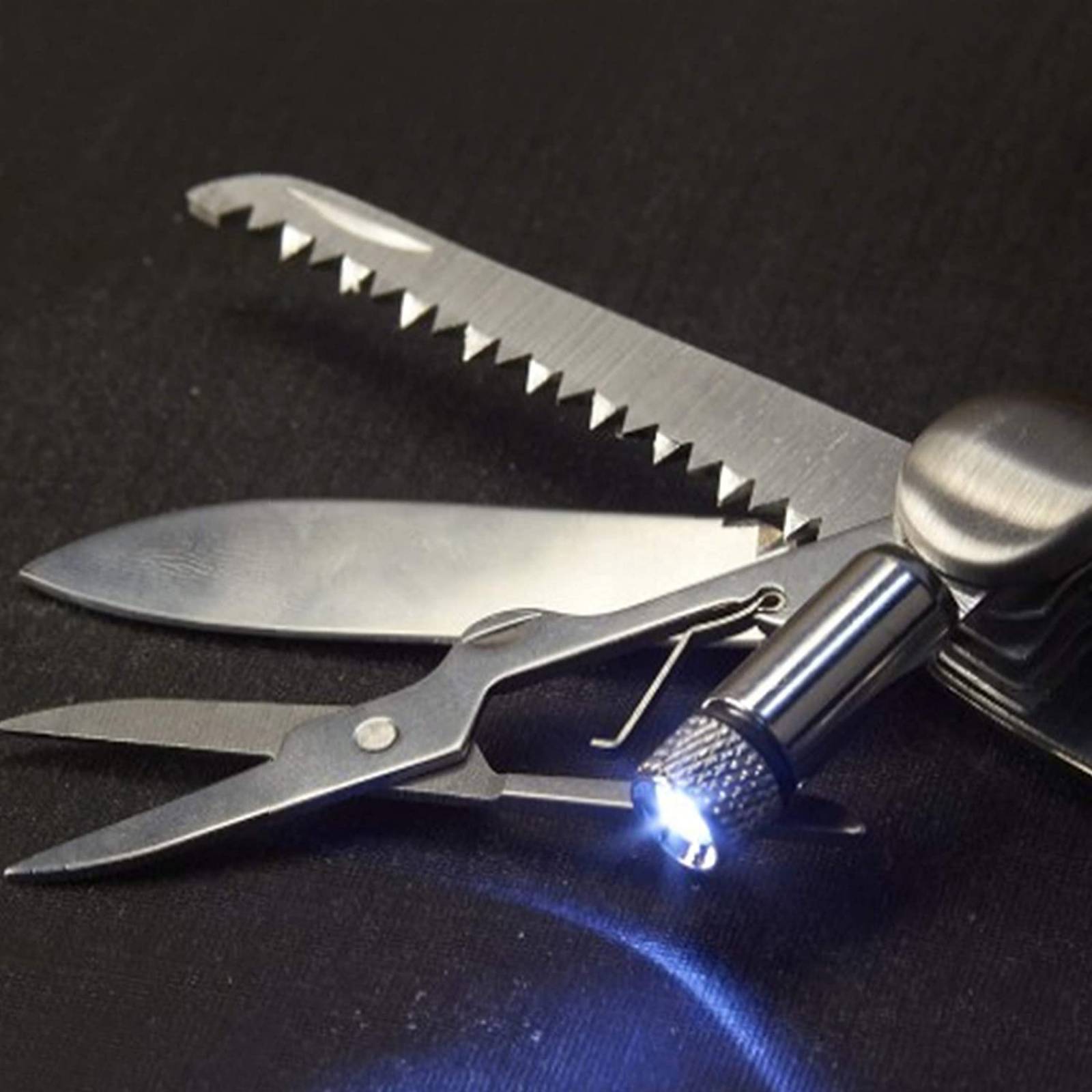 Canotagio Navaja Multiusos 10 en 1 de Bolsillo Multi herramienta 