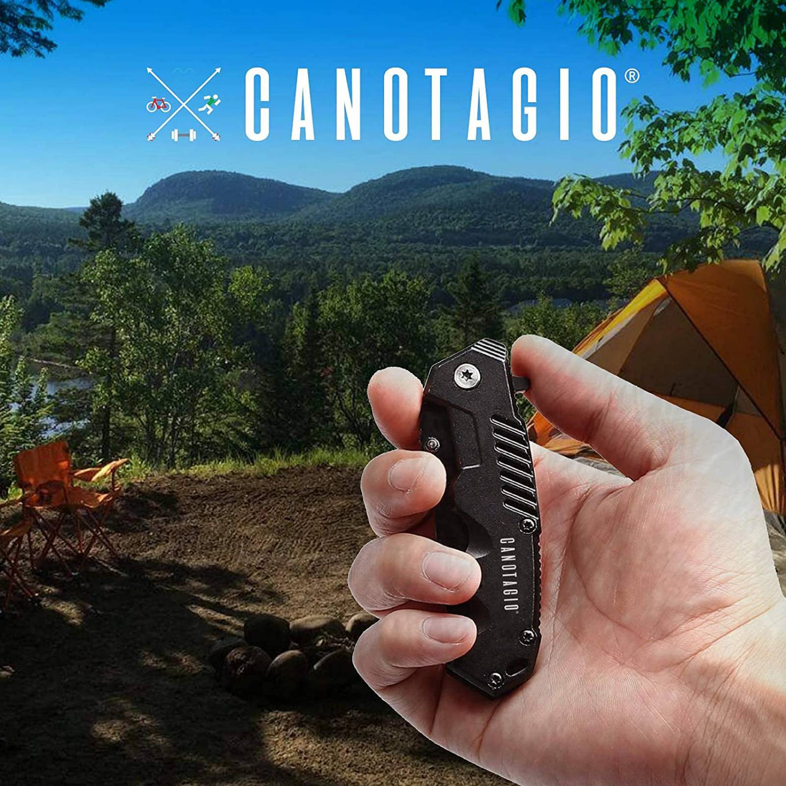 Canotagio Navaja Tactica Militar de Acero Inoxidable Tactical Knife