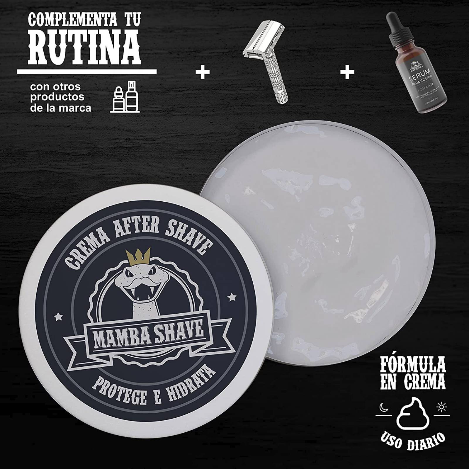 Mamba Shave Crema After Shave para Hombre Crema para Rasurado