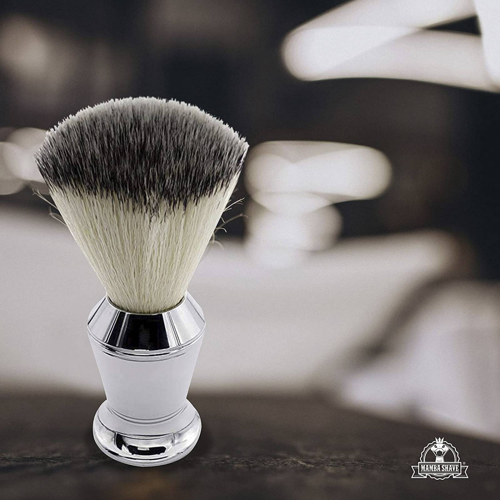Mamba Shave Brocha de Afeitado para Espuma de Afeitar Barbero 