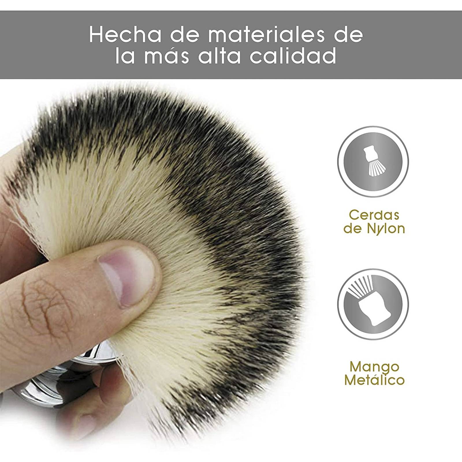 Mamba Shave Brocha de Afeitado para Espuma de Afeitar Barbero 