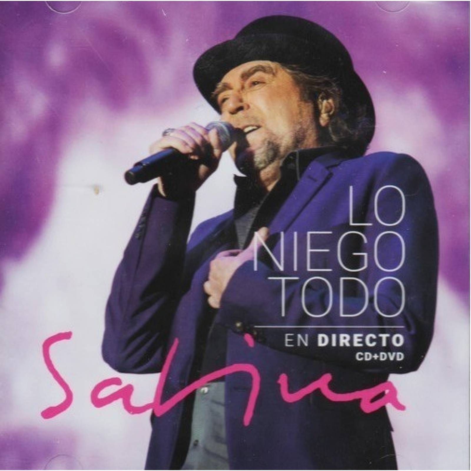 Lo Niego Todo - Joaquin Sabina - Disco Cd + Dvd - Nuevo