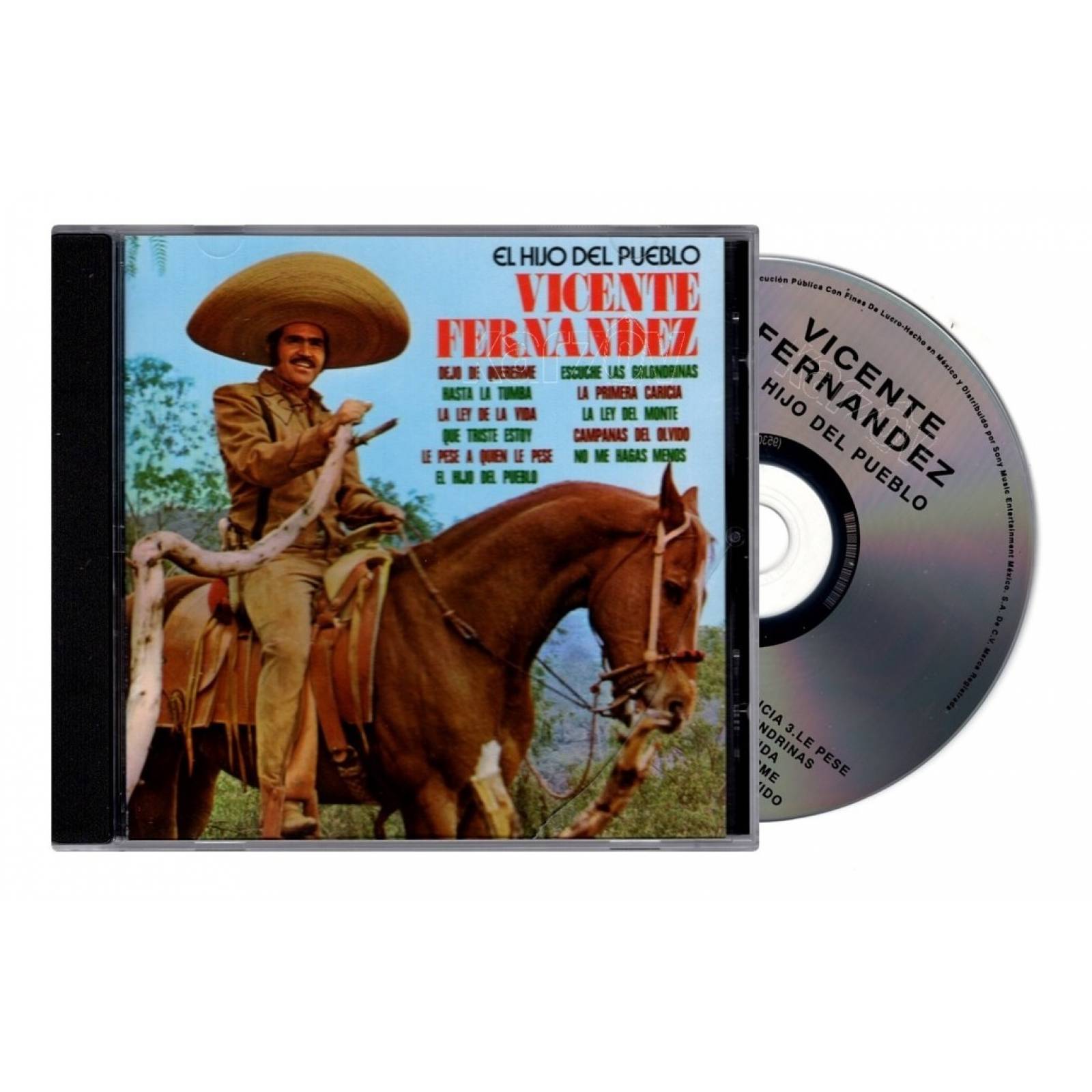 Vicente Fernandez - El Hijo Del Pueblo - Disco Cd - Nuevo
