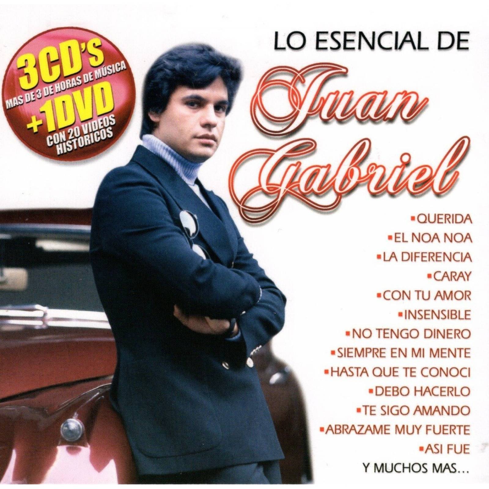Lo Esencial De Juan Gabriel - Boxset 3 Cd 's + Dvd