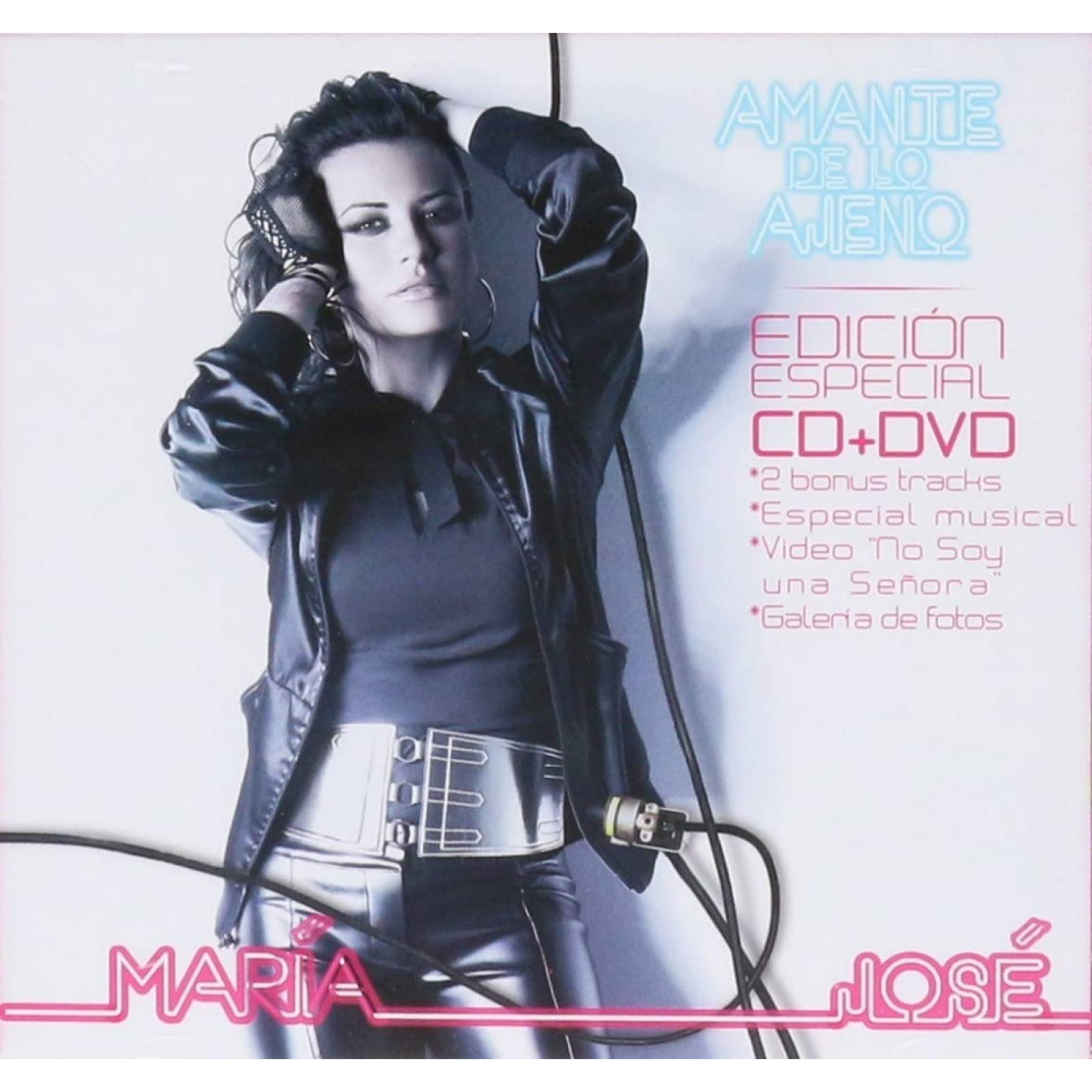 Maria Jose - Amante De Lo Ajeno Edicion Especial Disco Cd + Dvd