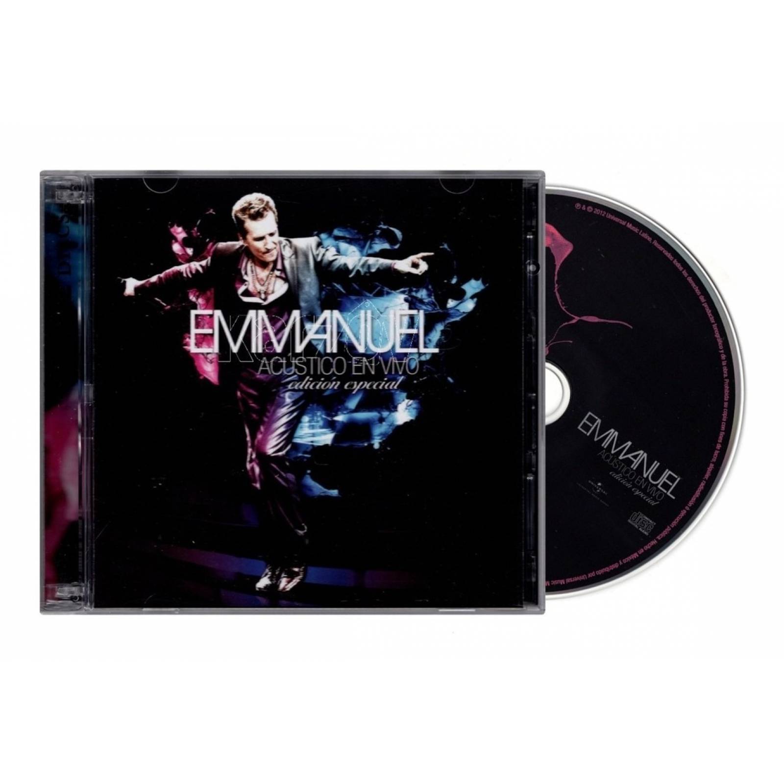Emmanuel - Acustico En Vivo Edicion Especial - Disco Cd.