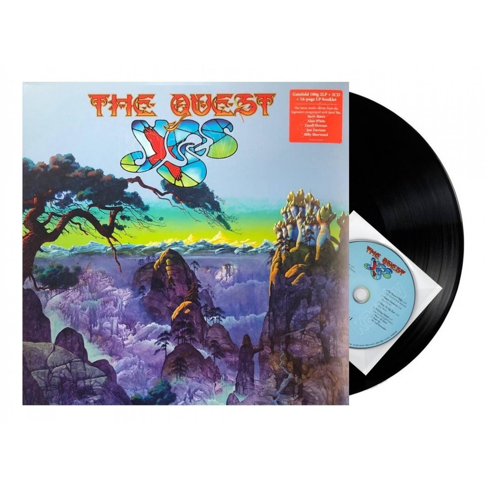 Yes - The Quest - 2 Lp Acetato Vinyl + 2 Discos Cd + Booklet