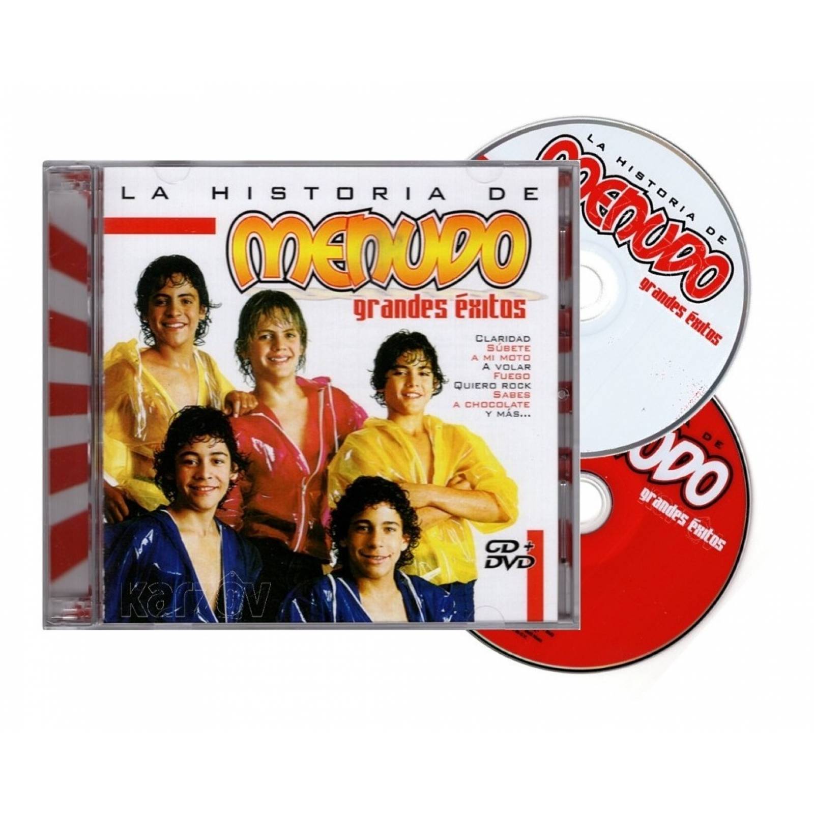 La Historia De Menudo - Grandes Exitos - Disco Cd + Dvd.