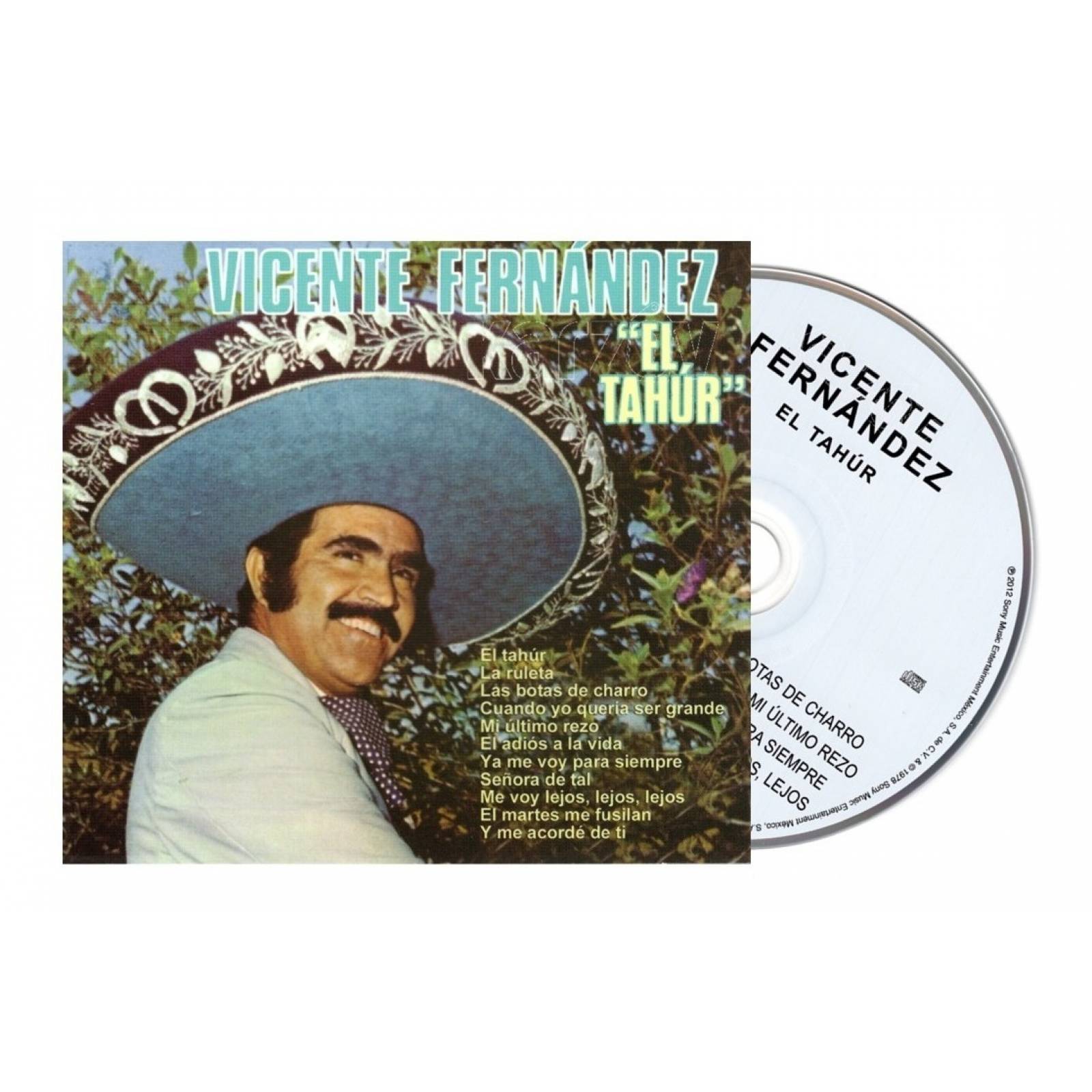Vicente Fernandez - El Tahur - Disco Cd 11 Canciones
