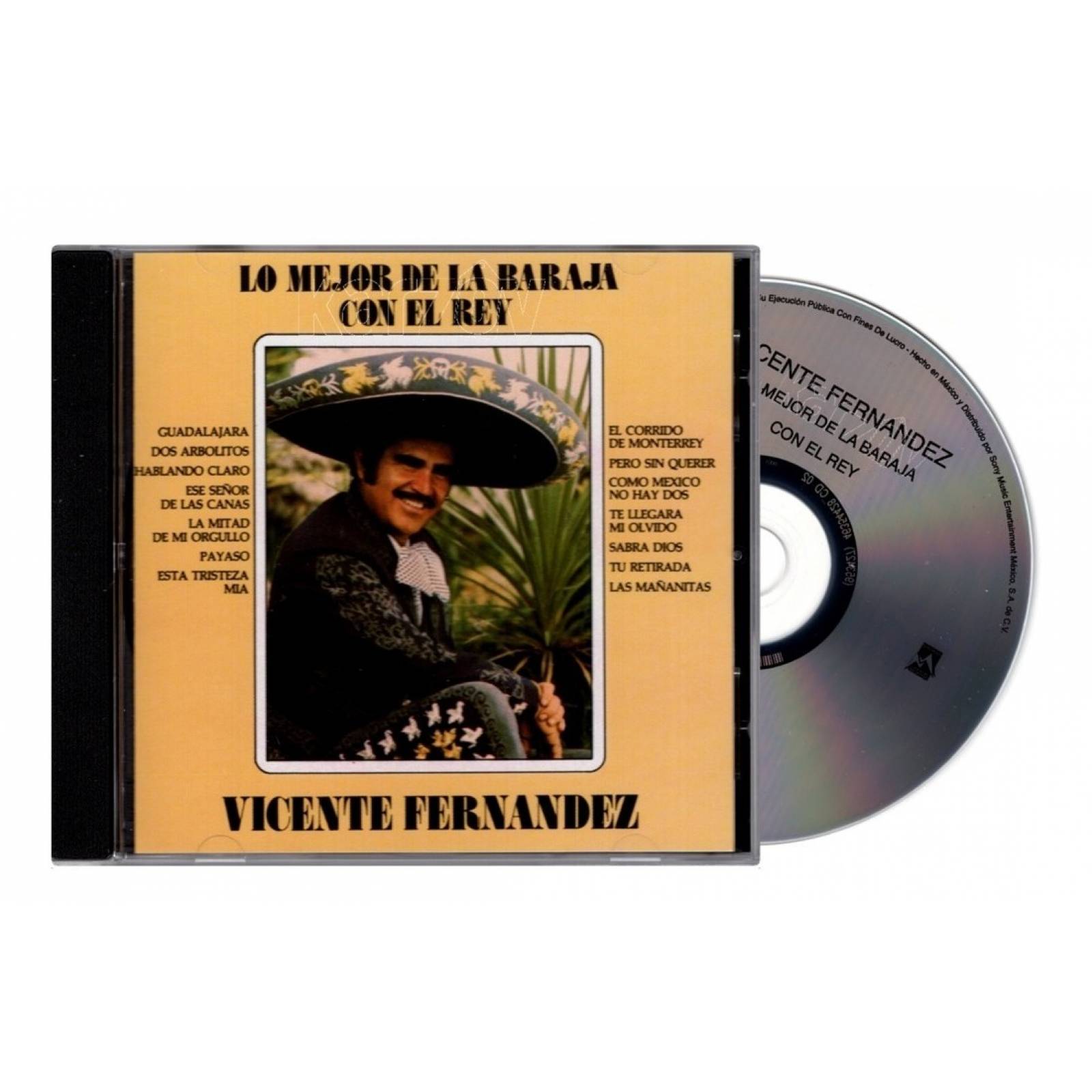 Vicente Fernandez - Lo Mejor De La Baraja Con El Rey - Cd