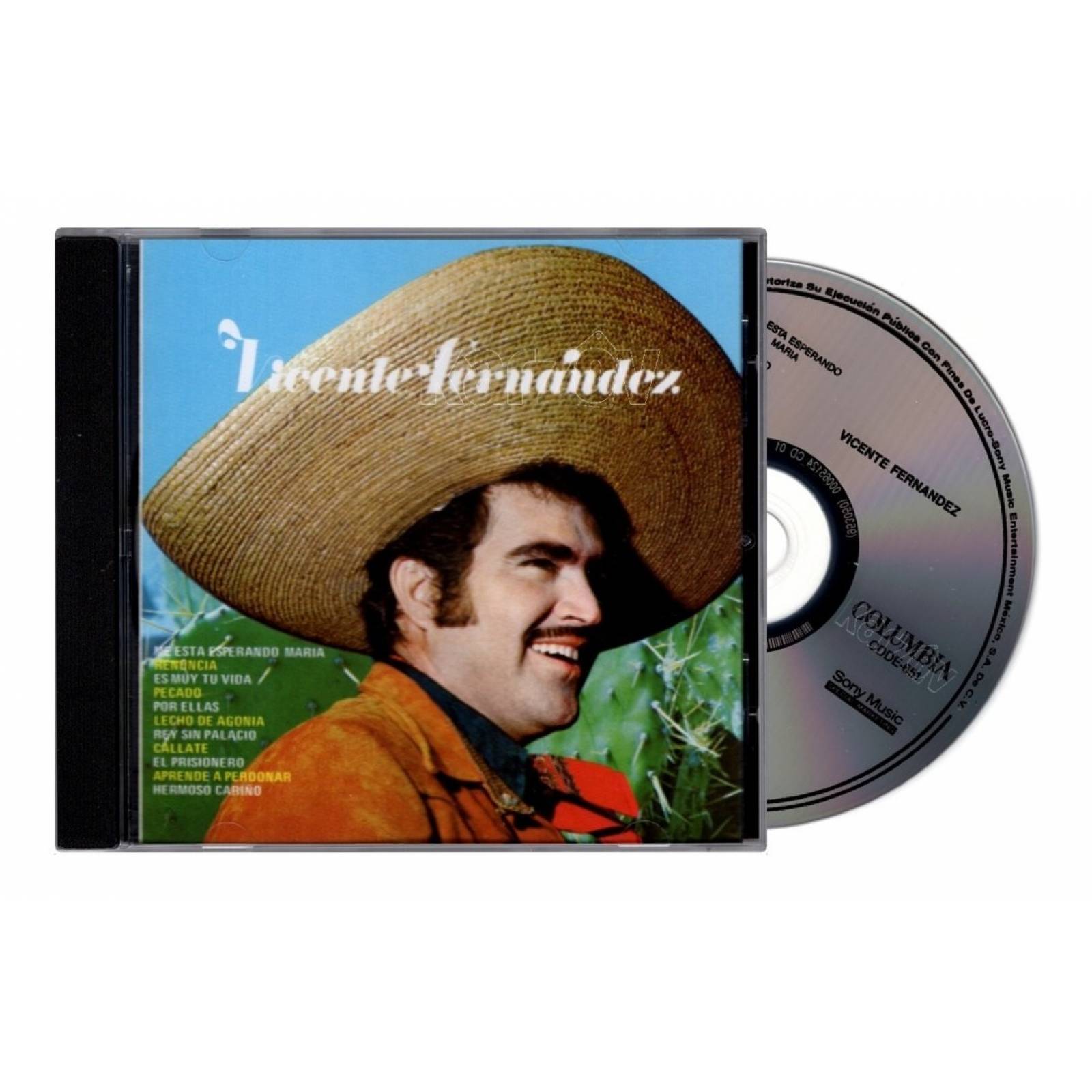 Vicente Fernandez - Disco Cd 11 Canciones