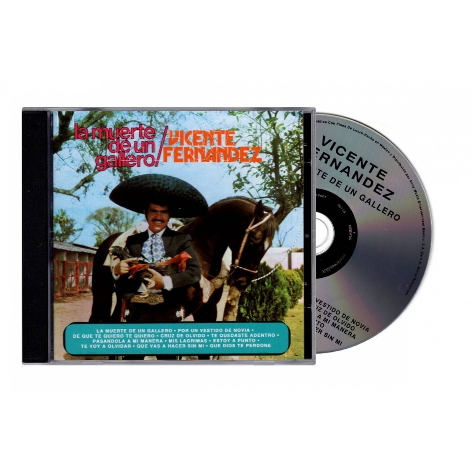Vicente Fernandez - La Muerte De Un Gallero - Disco Cd
