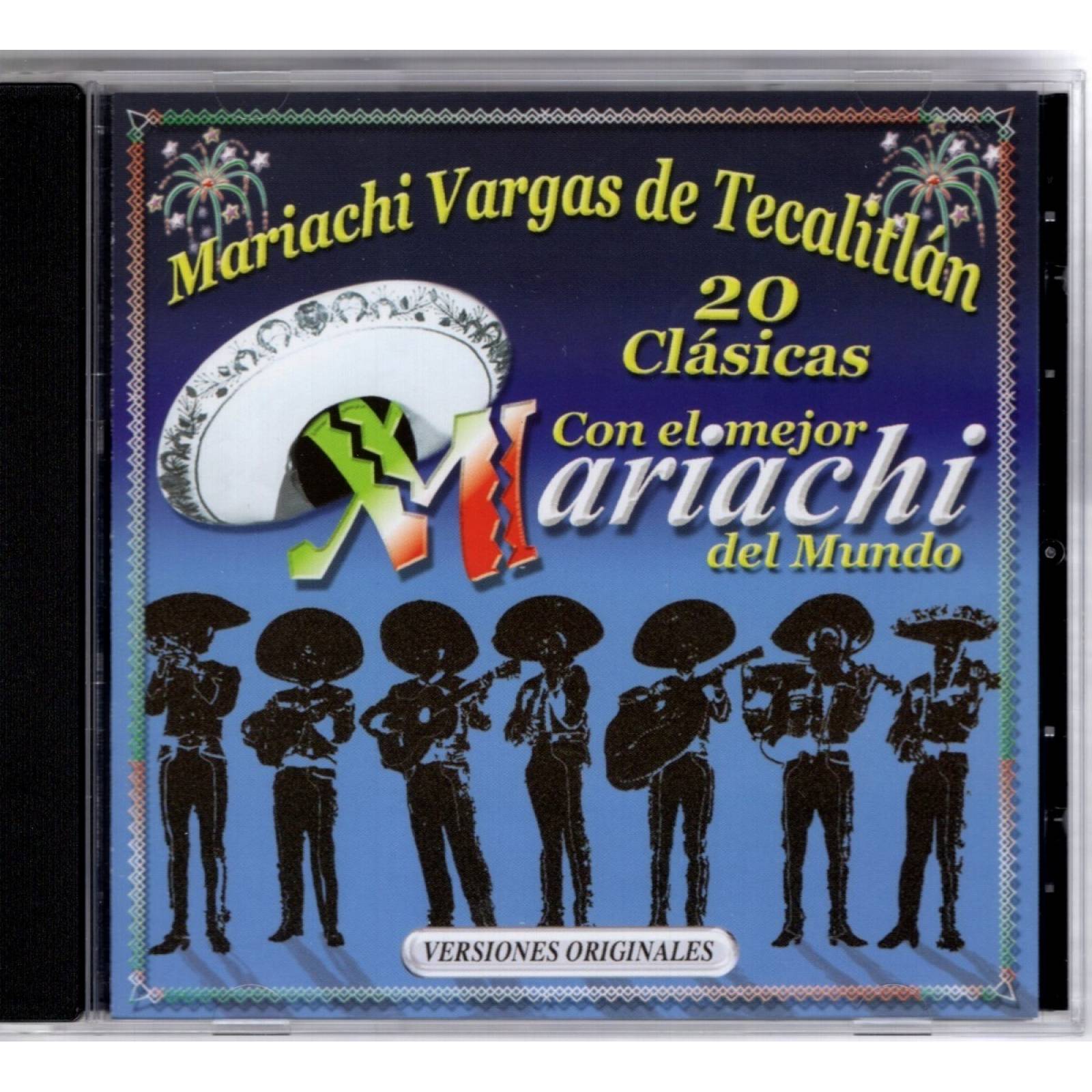 Mariachi Vargas Tecalitlan - 20 Clasicas - Disco Cd