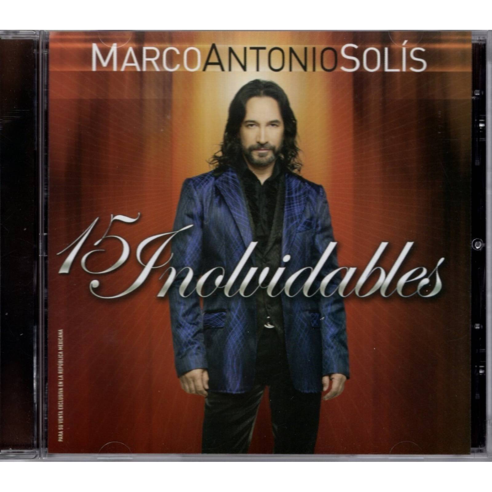 Marco Antonio Solis - 15 Inolvidables - Disco Cd