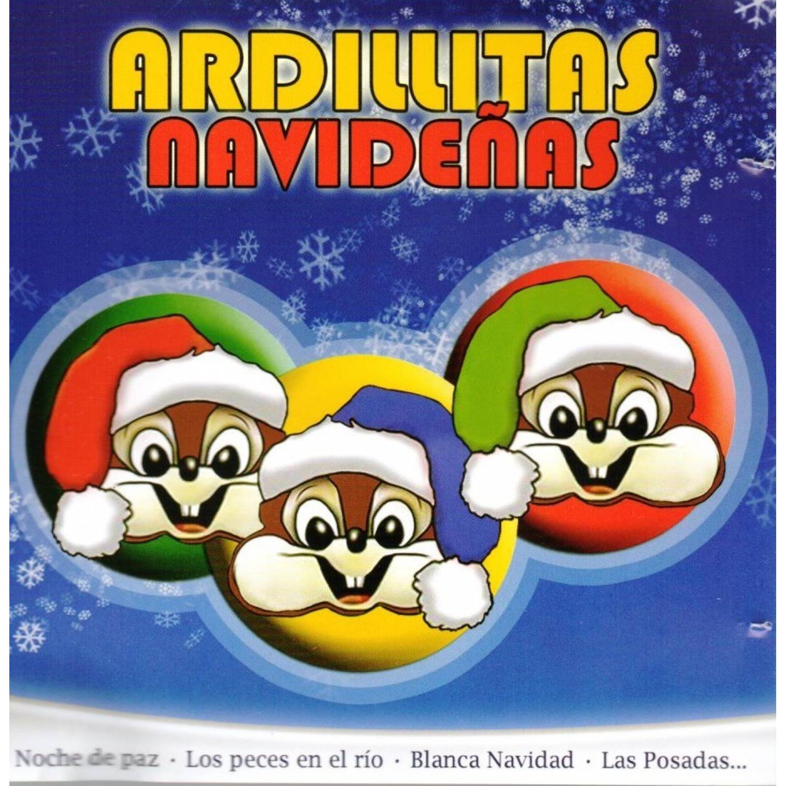 Ardillitas Navideñas - Disco Cd - Nuevo 17 Canciones