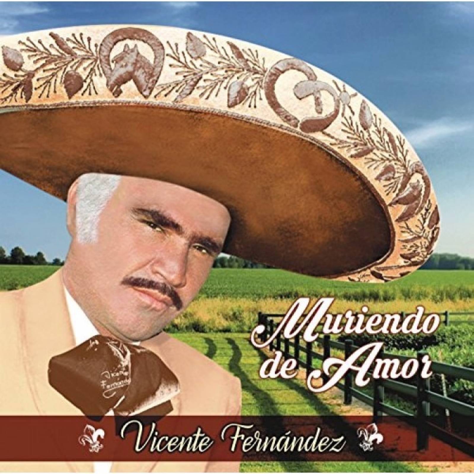 Muriendo De Amor Vicente Fernandez Disco Cd 12 Canciones