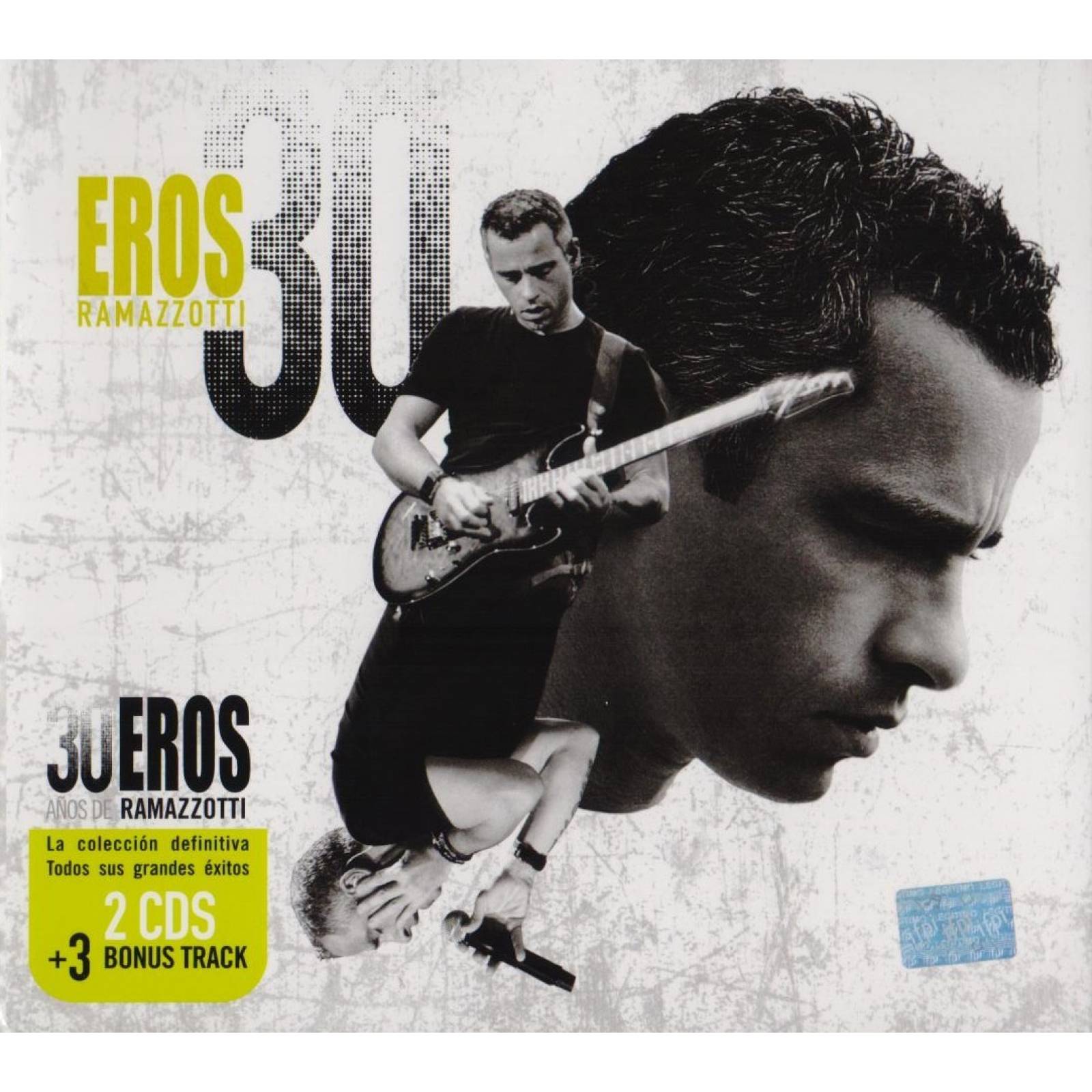 Eros Ramazzotti 30 Años De Eros Ramazzotti 2 Cd + 1 Dvd