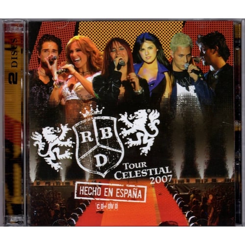Rbd - Tour Celestial 2007 En España - En Vivo Disco Cd + Dvd