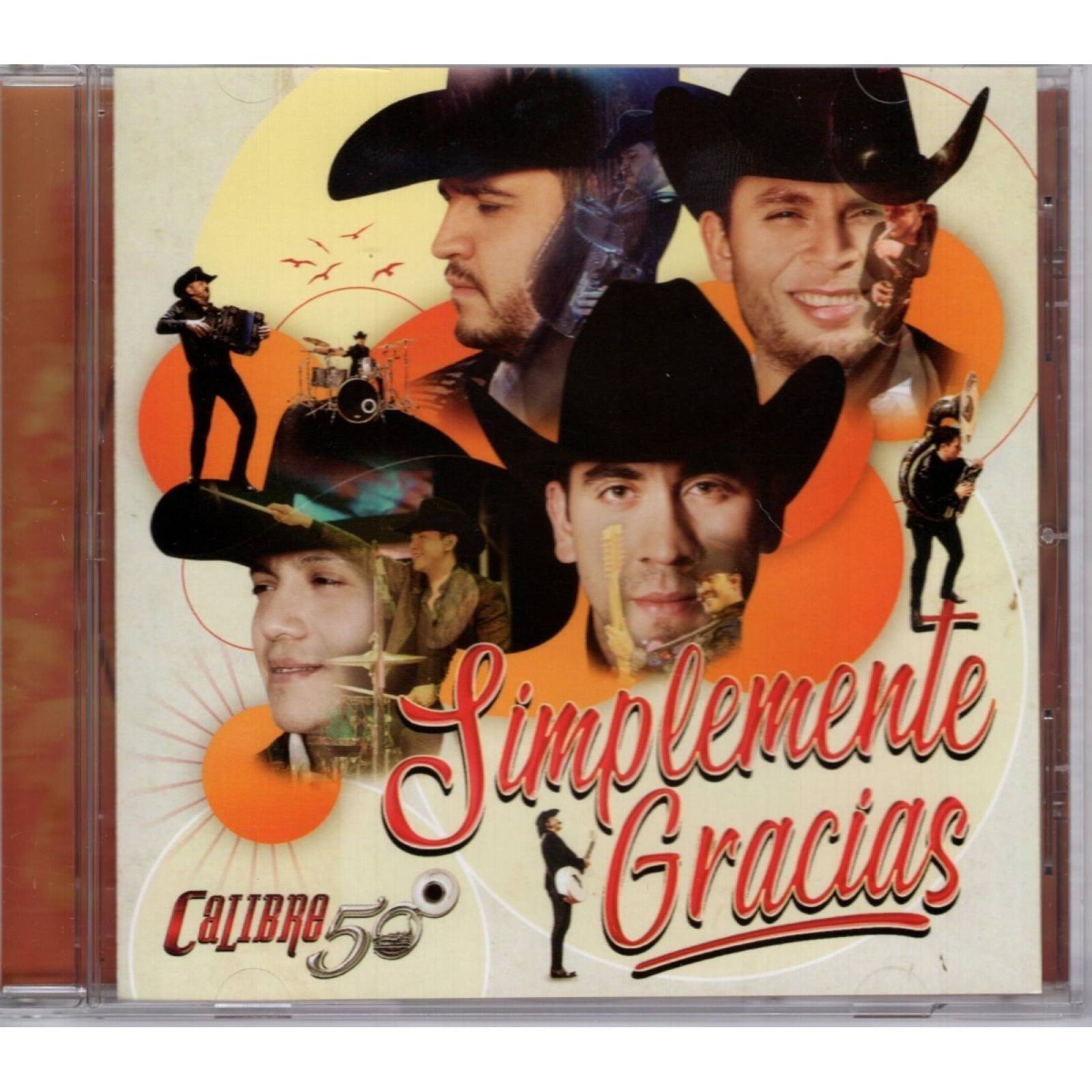 Calibre 50 - Simplemente Gracias - Disco Cd Con 14 Canciones