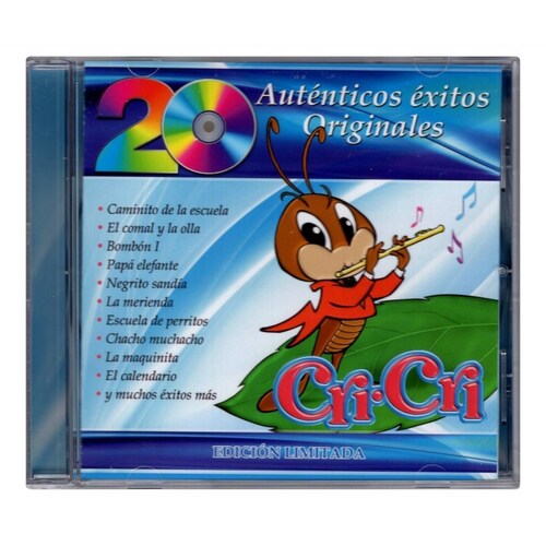 Cri - Cri - 20 Autenticos Exitos Originales - Disco Cd