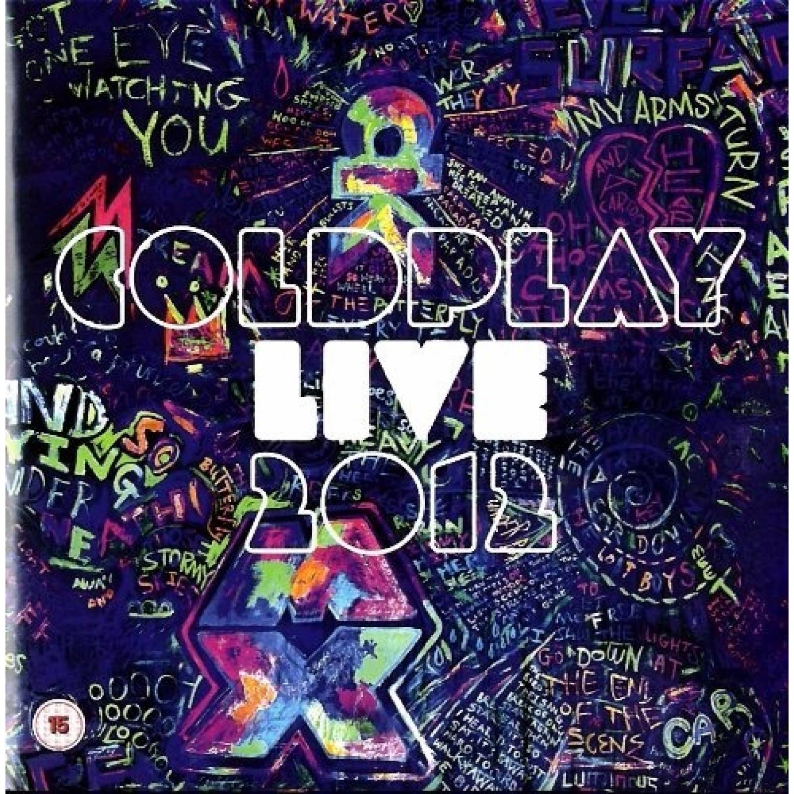 Coldplay Live 2012 Disco Cd Con 15 Canciones + Dvd