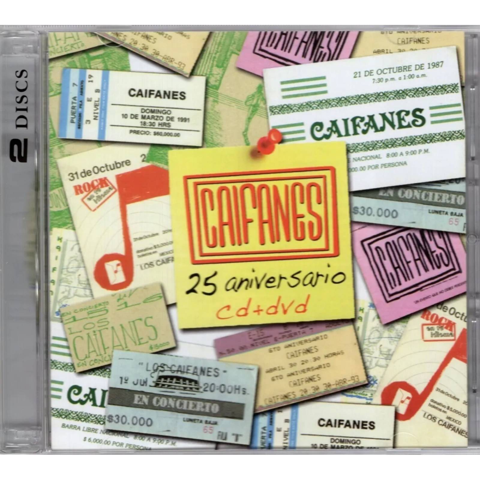 Caifanes - 25 Aniversario - Cd + Dvd (18 Canciones)