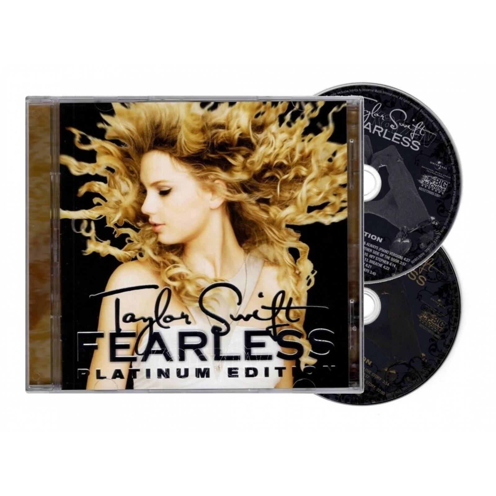 Taylor Swift Fearless Platinum Disco Cd + Dvd 30 Canciones