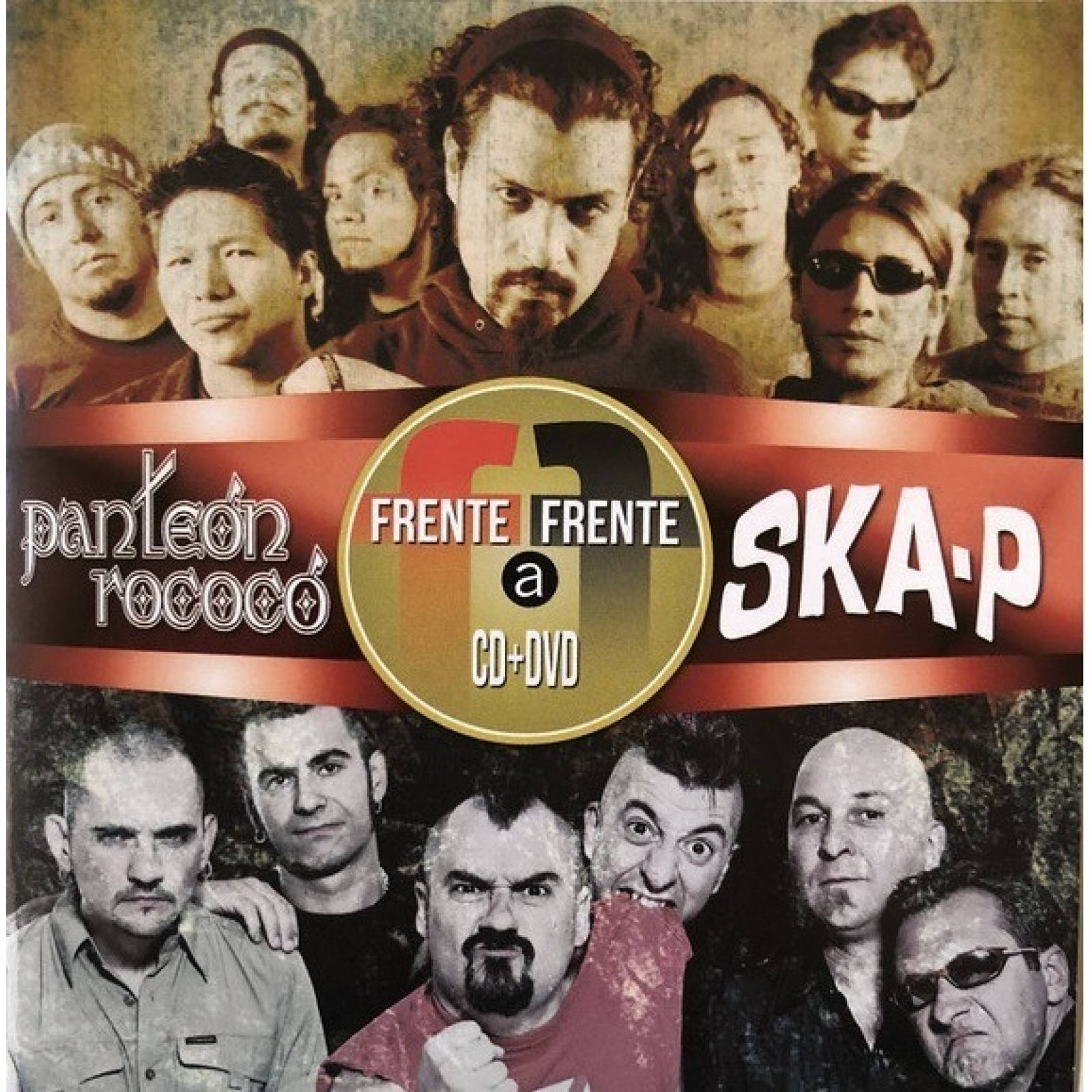 Panteon Rococo  Ska-p - Frente A Frente - Disco Cd + Dvd