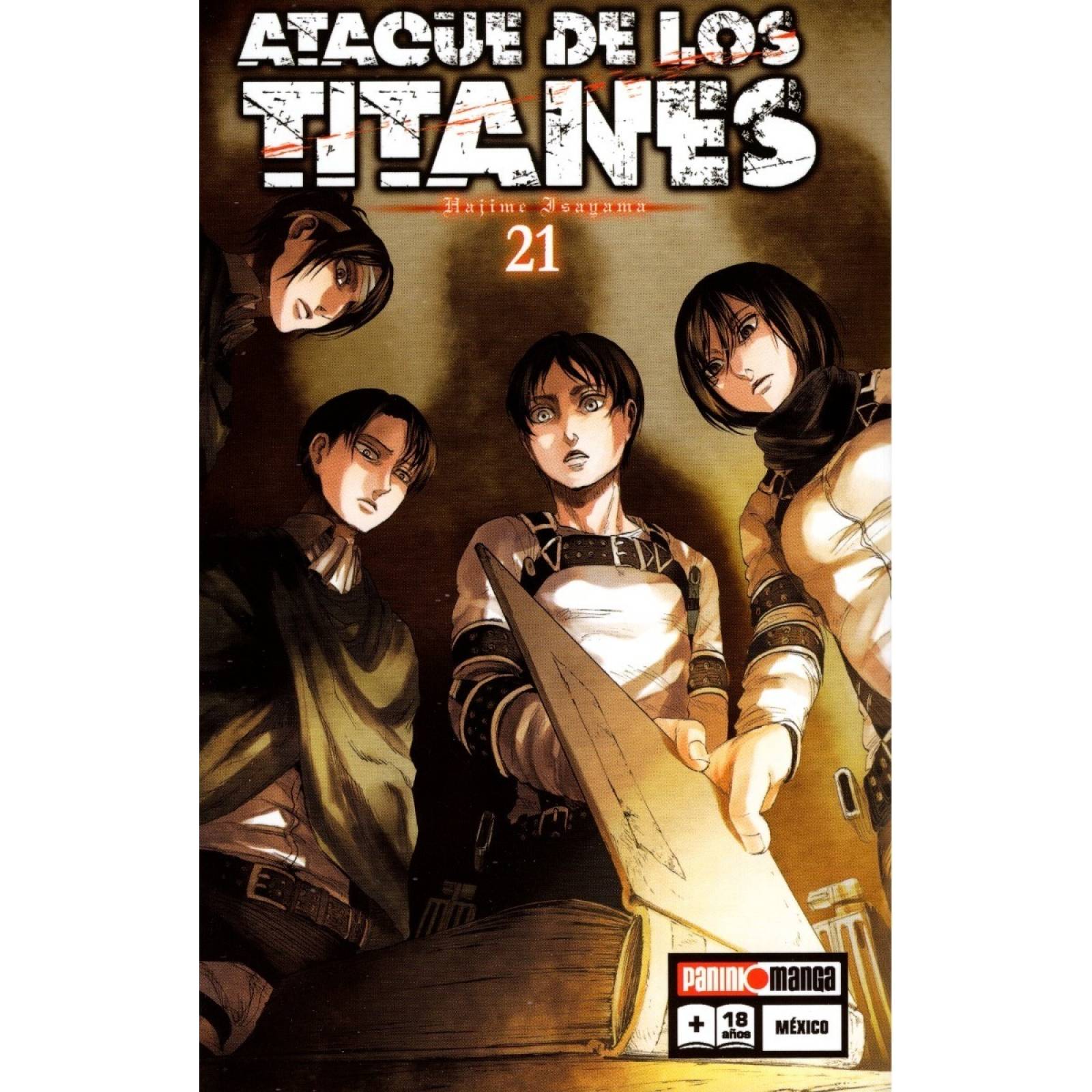 Ataque De Los Titanes Tomo # 21 - Panini / Manga Original
