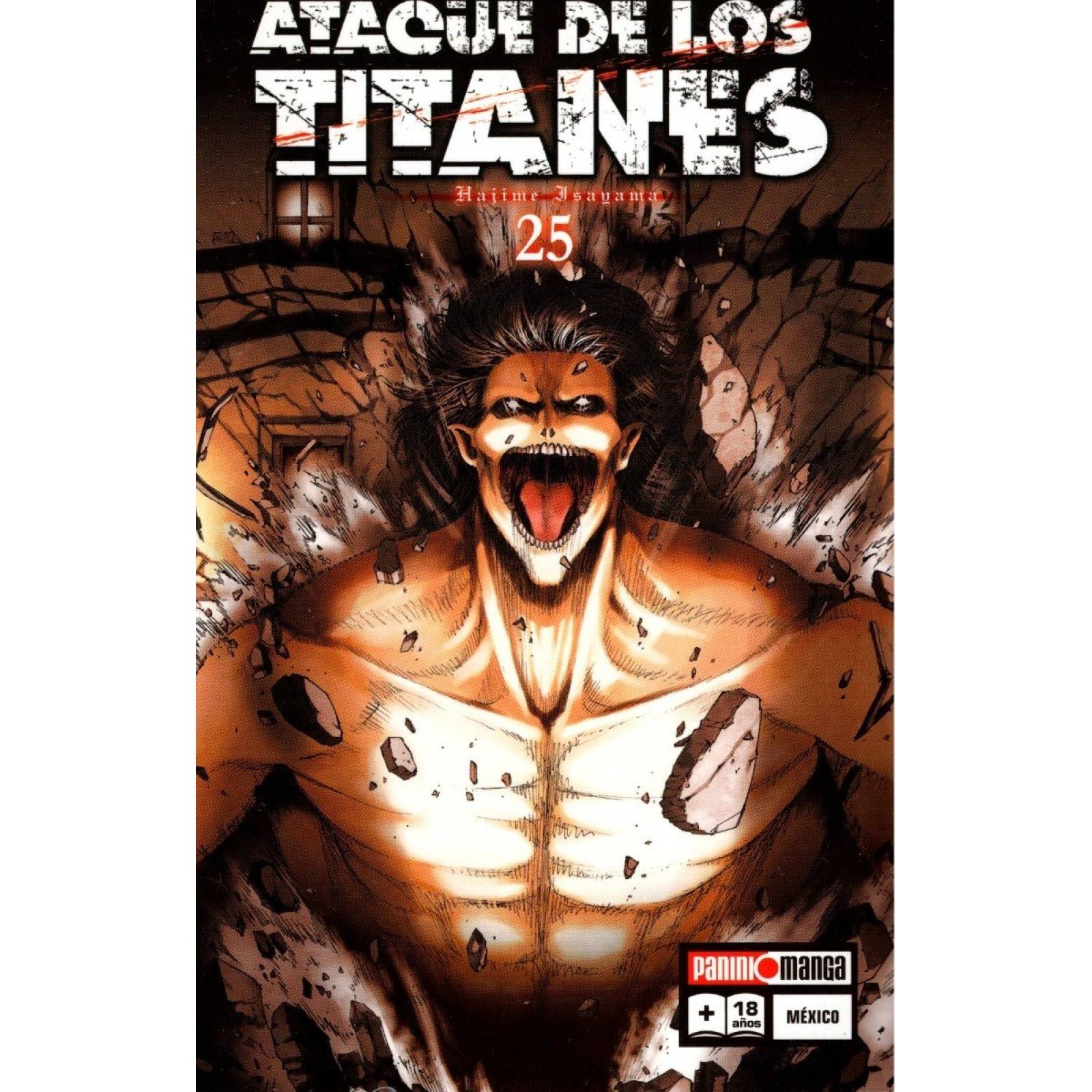 Ataque De Los Titanes Tomo # 25 - Panini / Manga Original