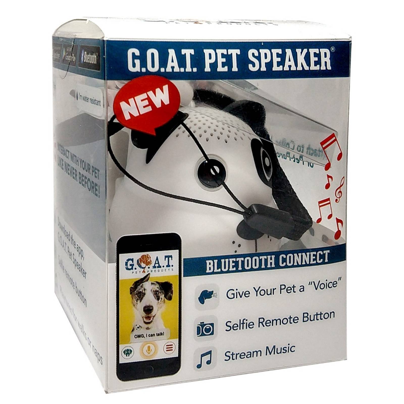 Pet Speaker Altavoz Bluetooth Goat Perro Mascota