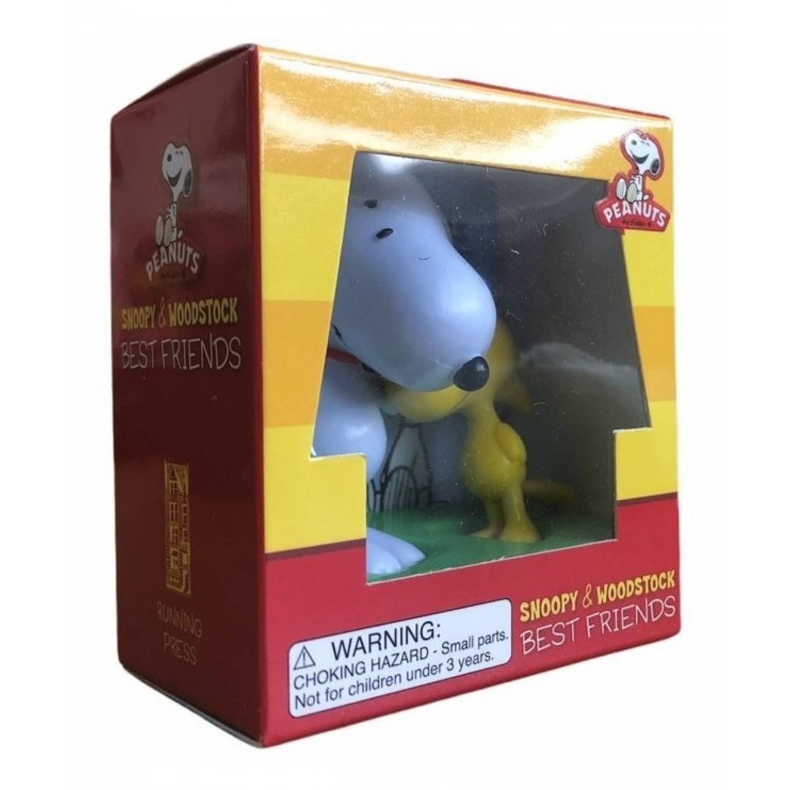 Snoopy & Woodstock Best Friends Mini Figuras Running Peanuts