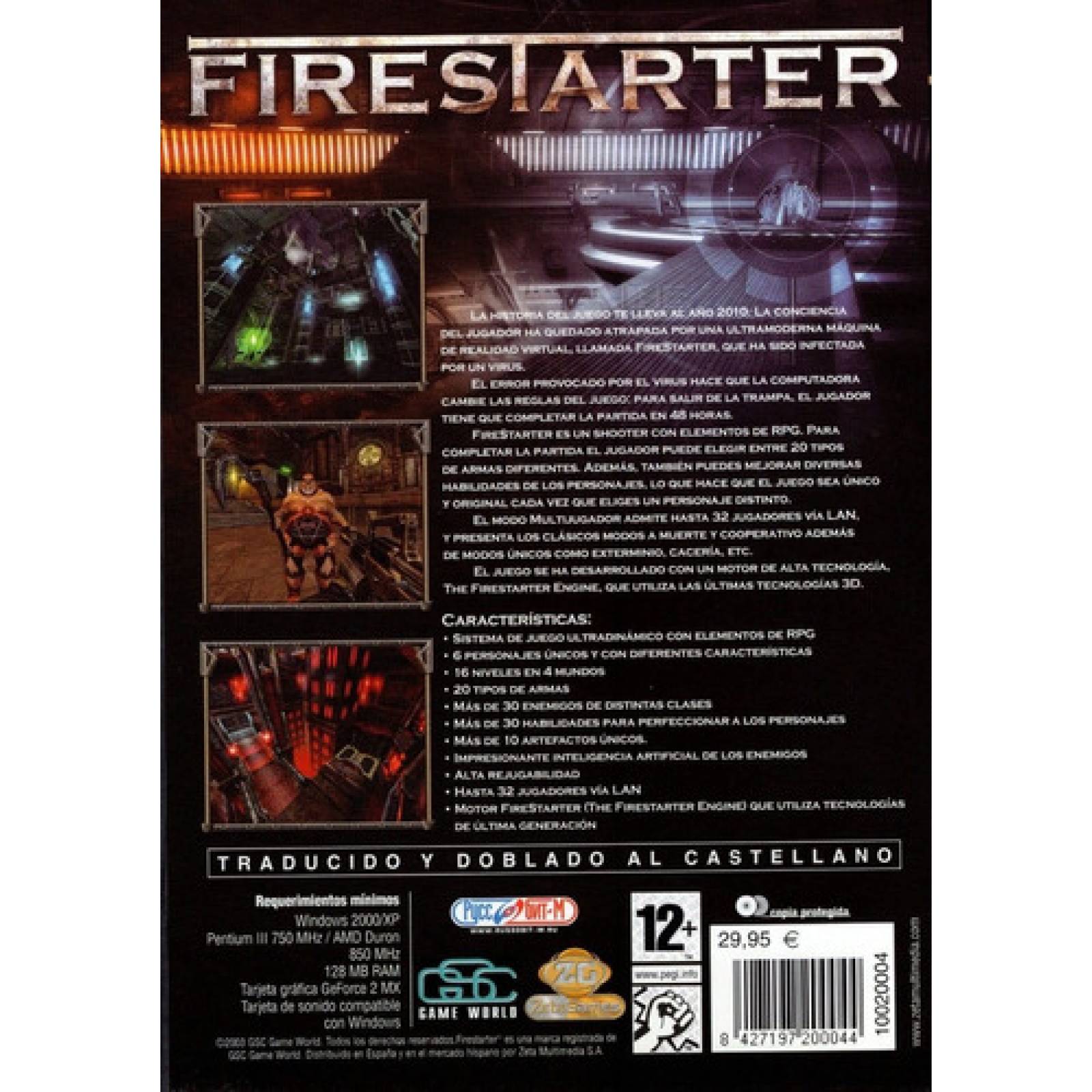 Firestarter Zeta Games Juego Pc