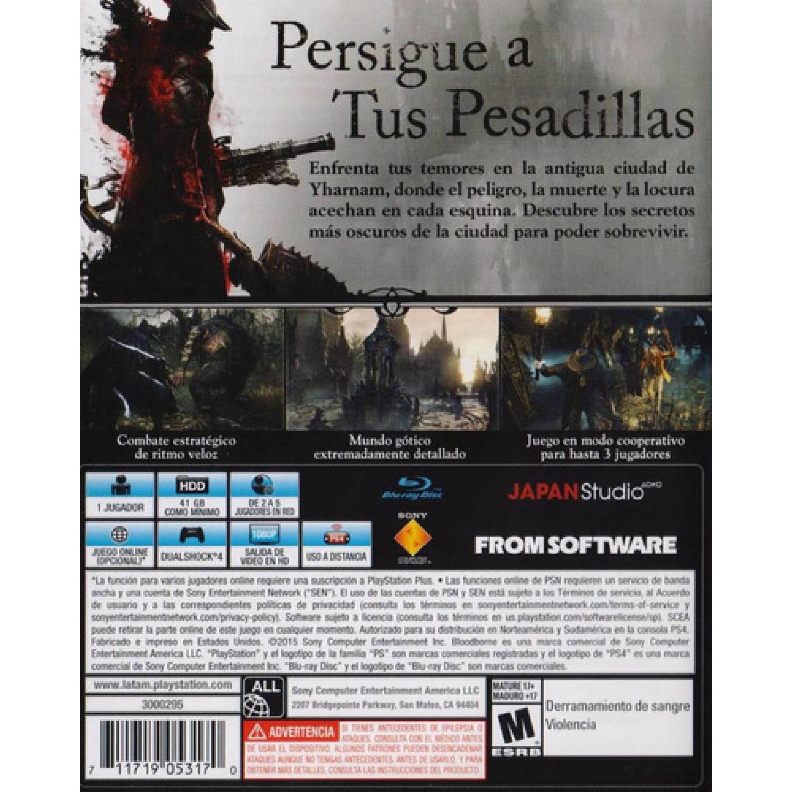 Bloodborne Playstation 4 Ps4