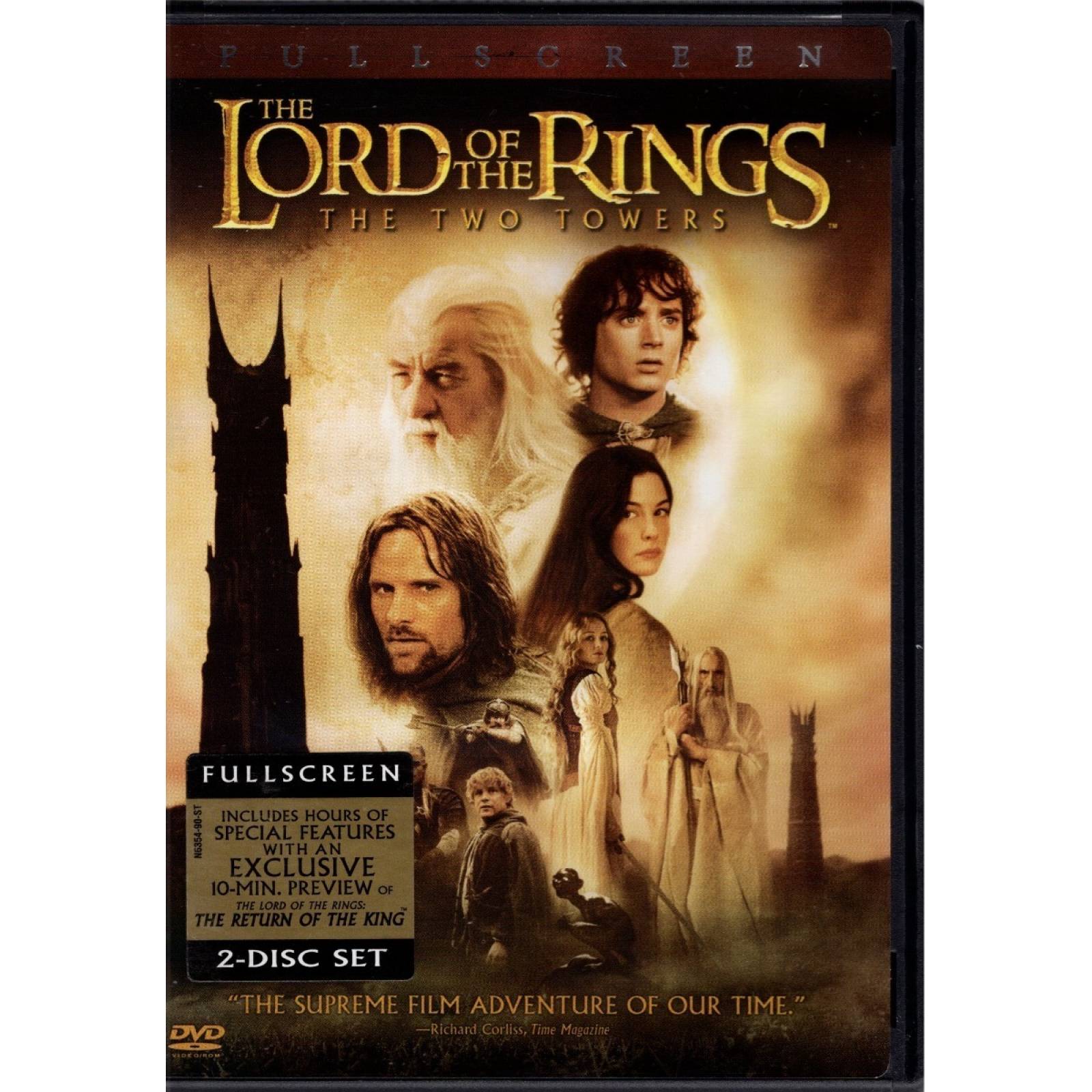 El Señor Anillos Las 2 Dos Torres Importada Pelicula Dvd