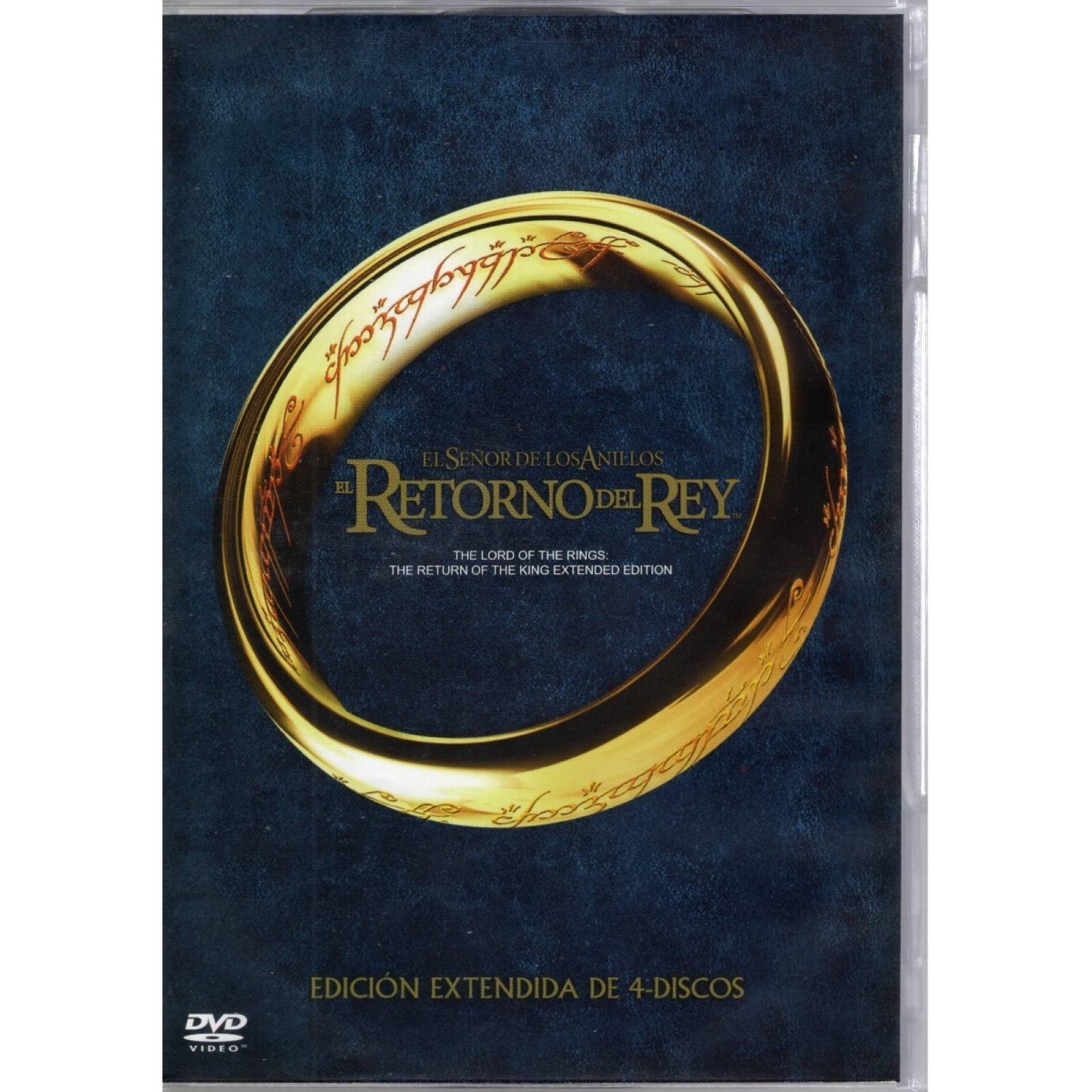 El Señor Anillos Retorno Rey Extendida Slim Pelicula Dvd