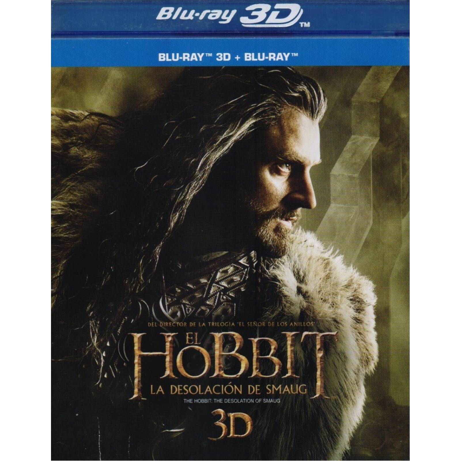 El Hobbit Desolacion De Smaug Blu-ray 3d + Bd + Dvd + Bonus