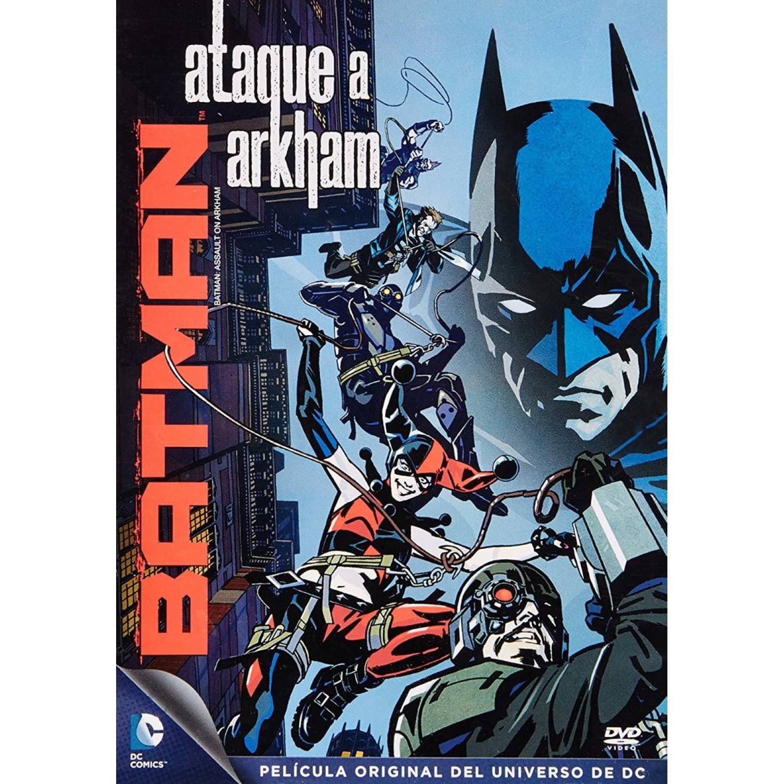 Batman Ataque A Arkham Dc Universe Pelicula Dvd