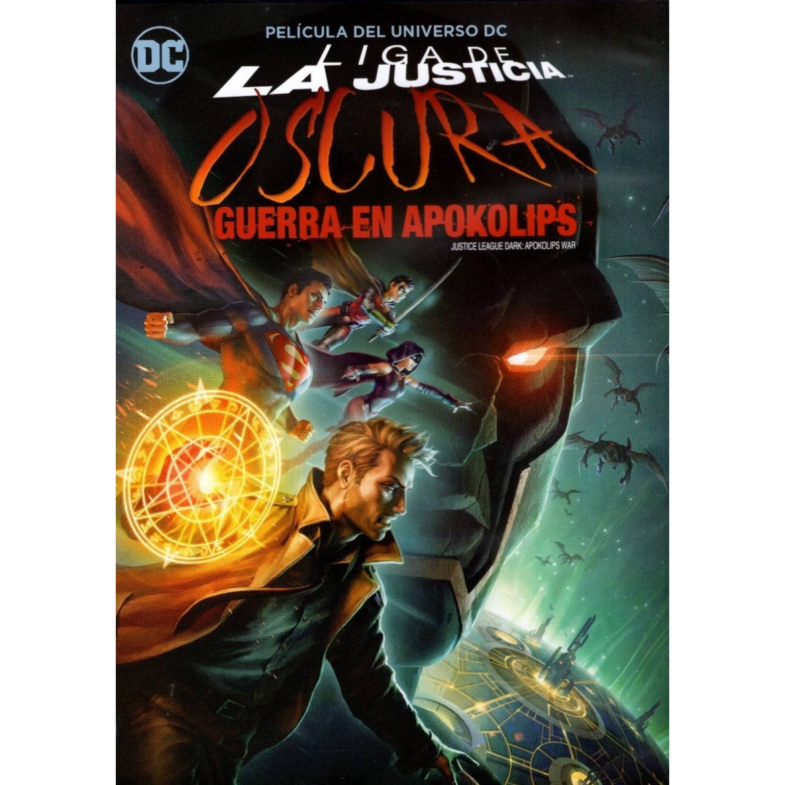La Liga De La Justicia Oscura Guerra Apokolips Pelicula Dvd
