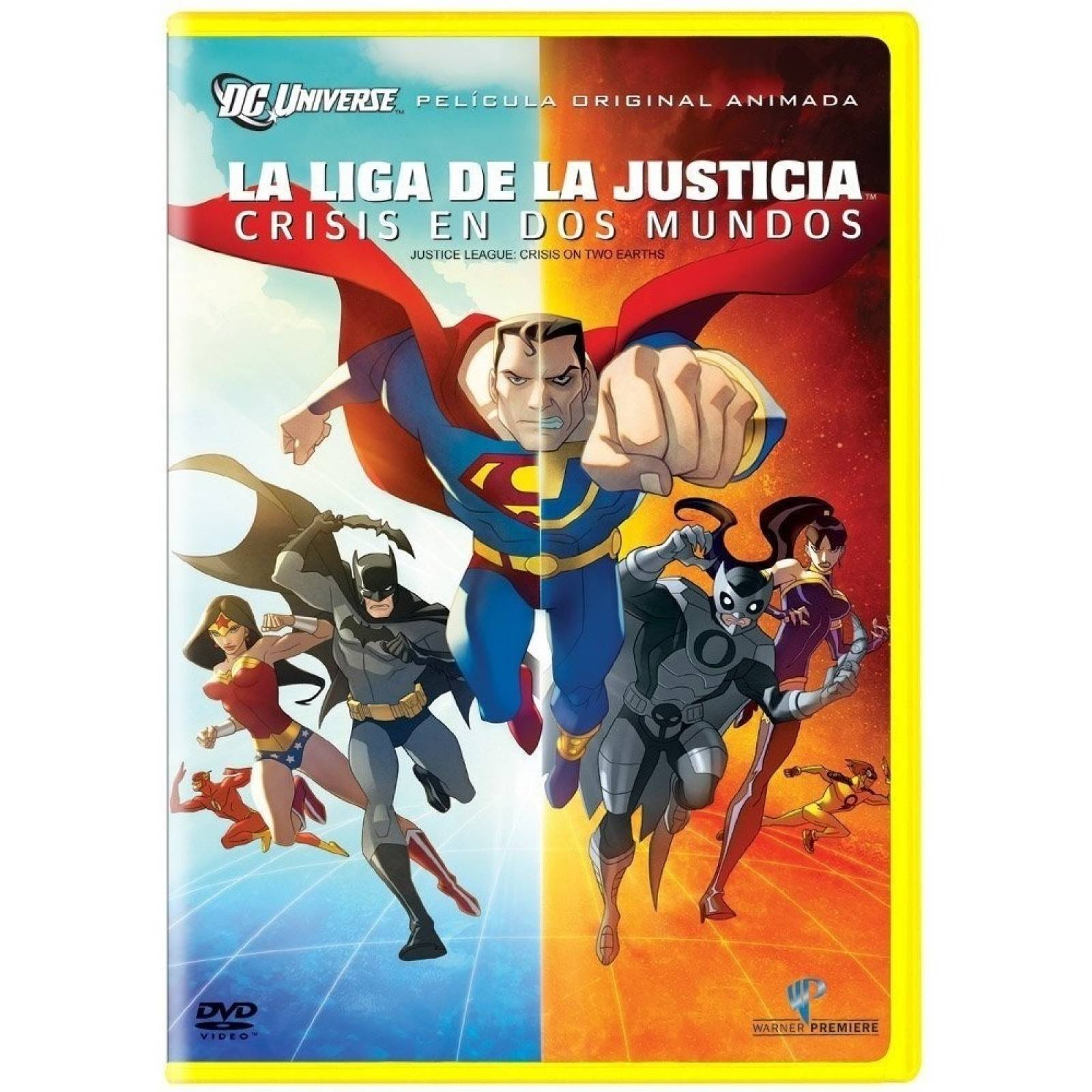 Crisis En Dos Mundos La Liga De La Justicia Pelicula Dvd