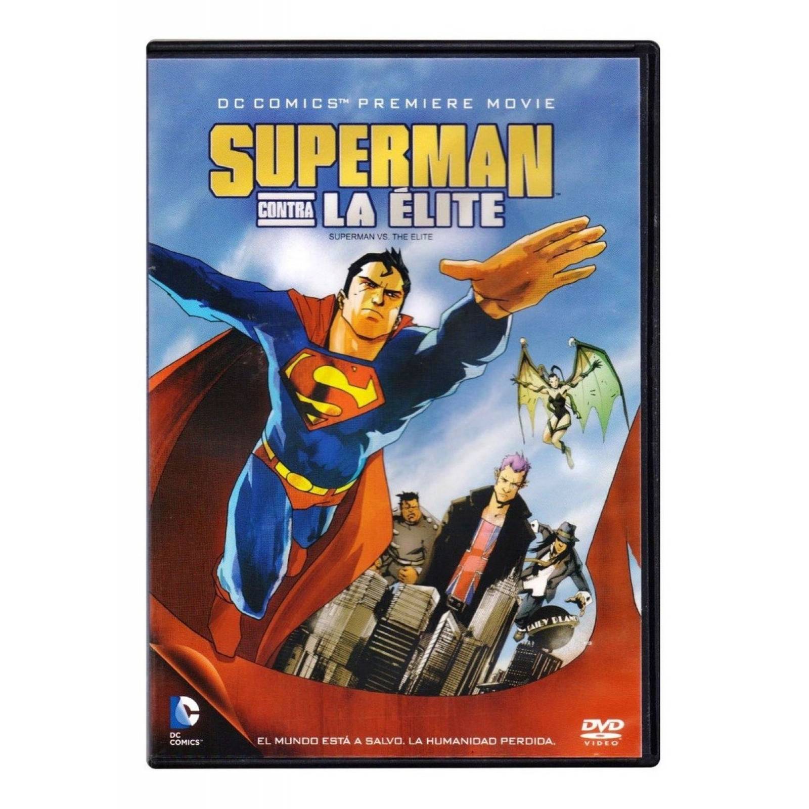 Superman Contra La Elite Dc Comics Pelicula Dvd
