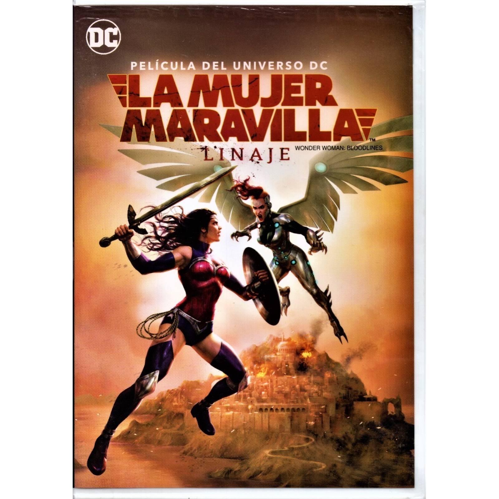 La Mujer Maravilla Linaje Wonder Woman Dc Pelicula Dvd