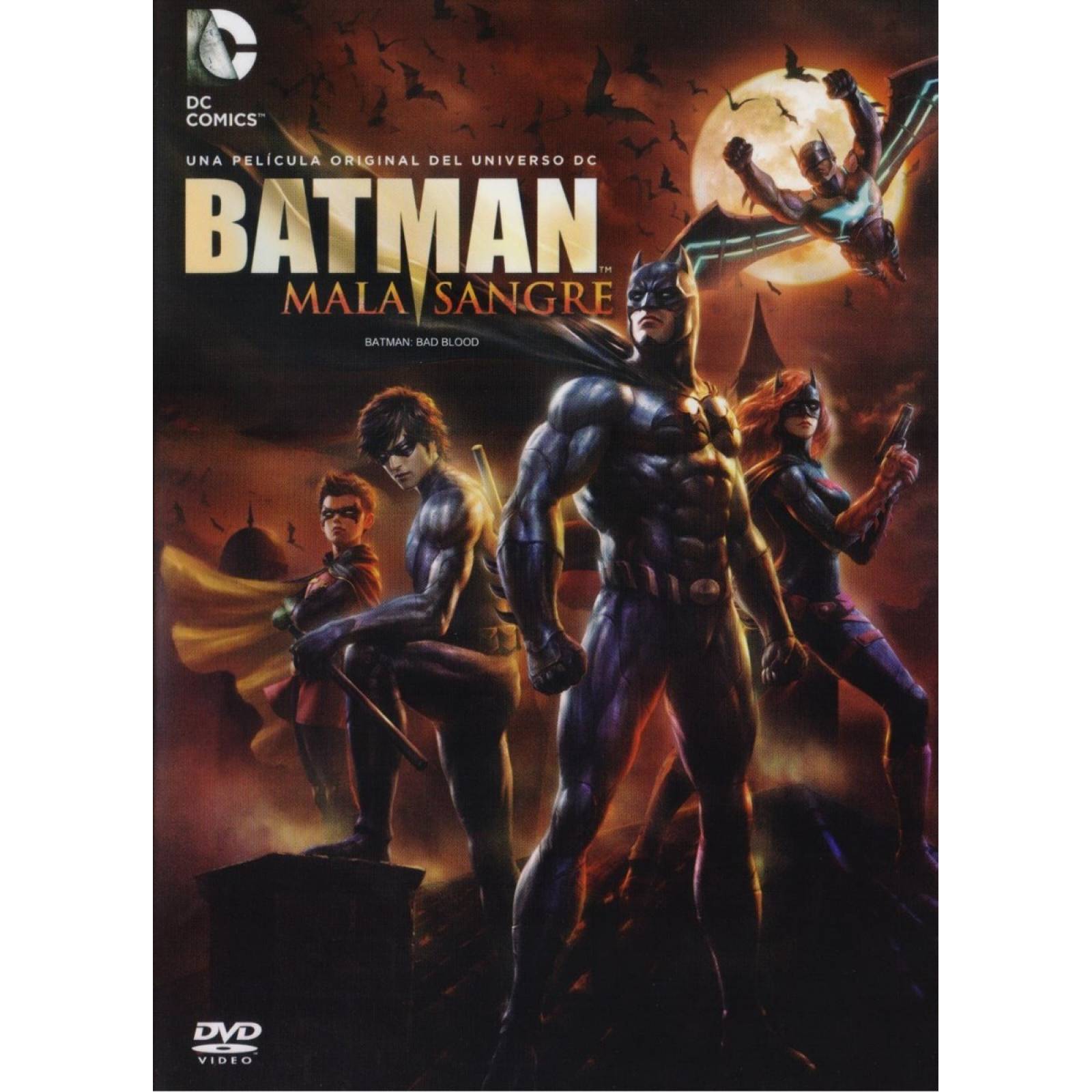 Batman Mala Sangre Bad Blood Dc Comics Pelicula Dvd
