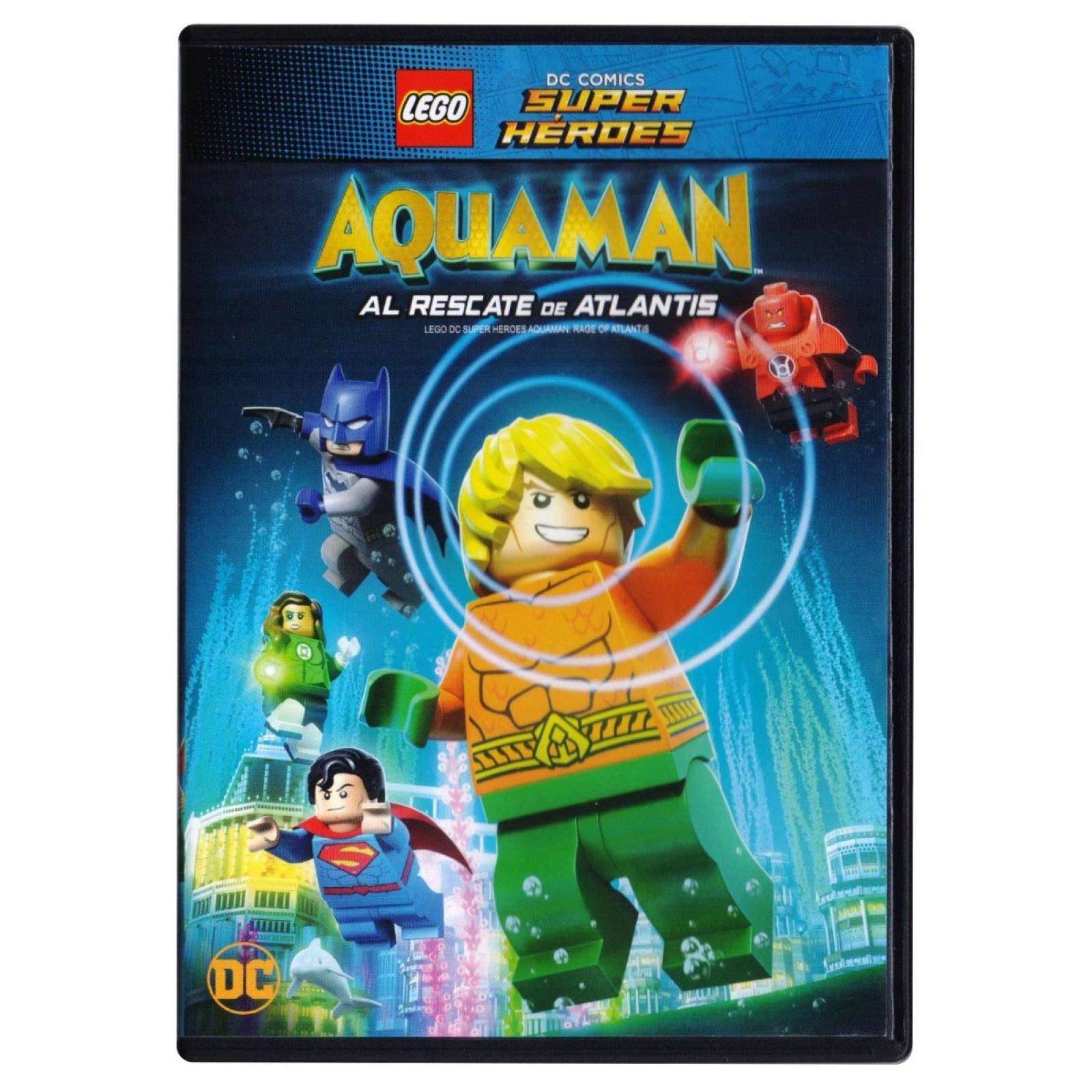 Aquaman Al Rescate De Atlantis Lego Dc Universe Pelicula Dvd.