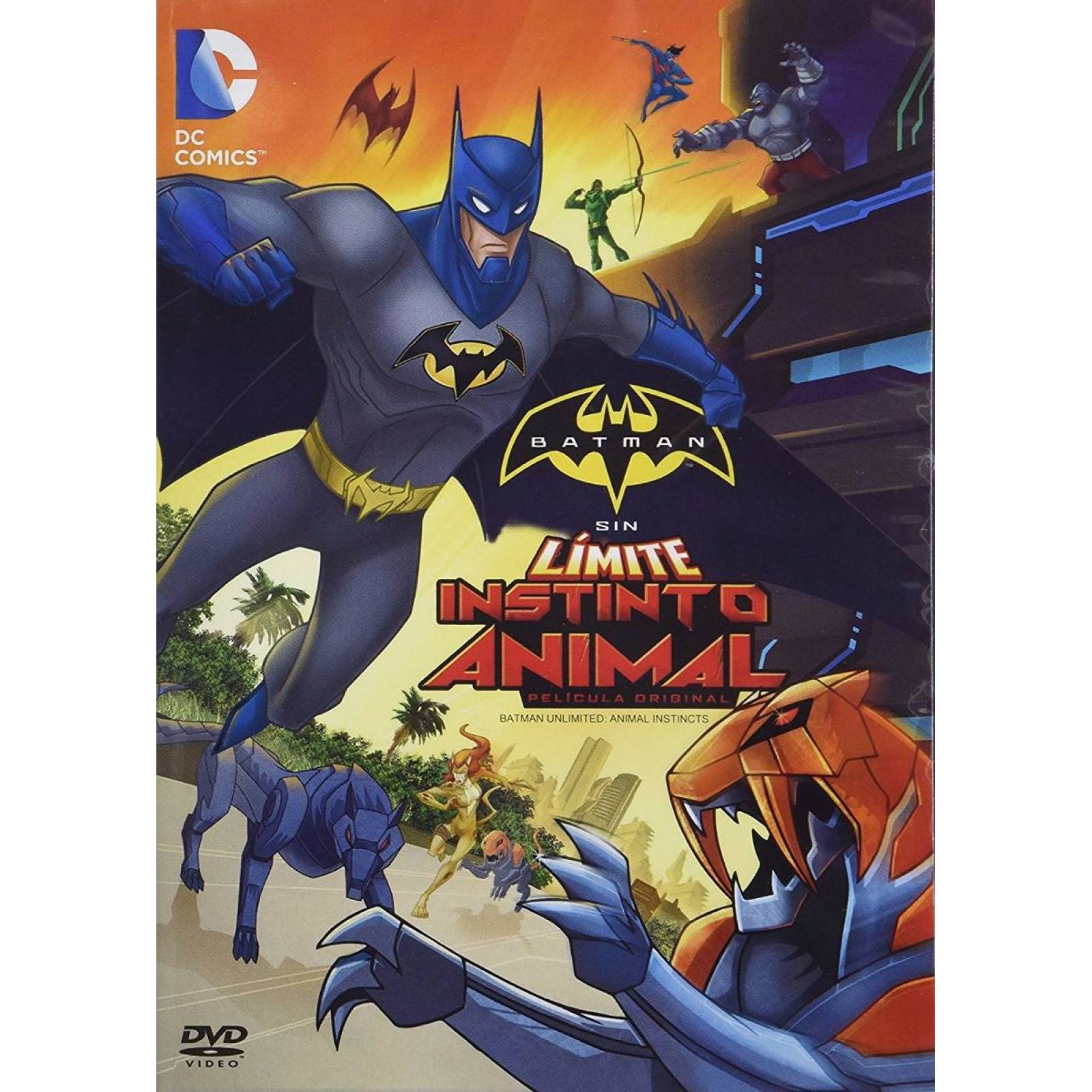 NuevoBatman Sin Limite Instinto Animal Dc Comics Pelicula Dvd