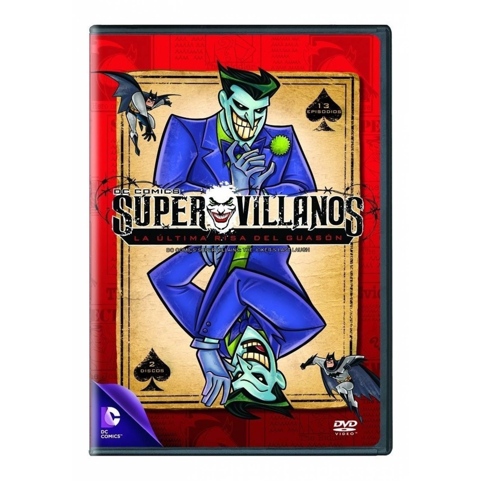 Super Villanos La Ultima Risa Del Guason Batman Pelicula Dvd