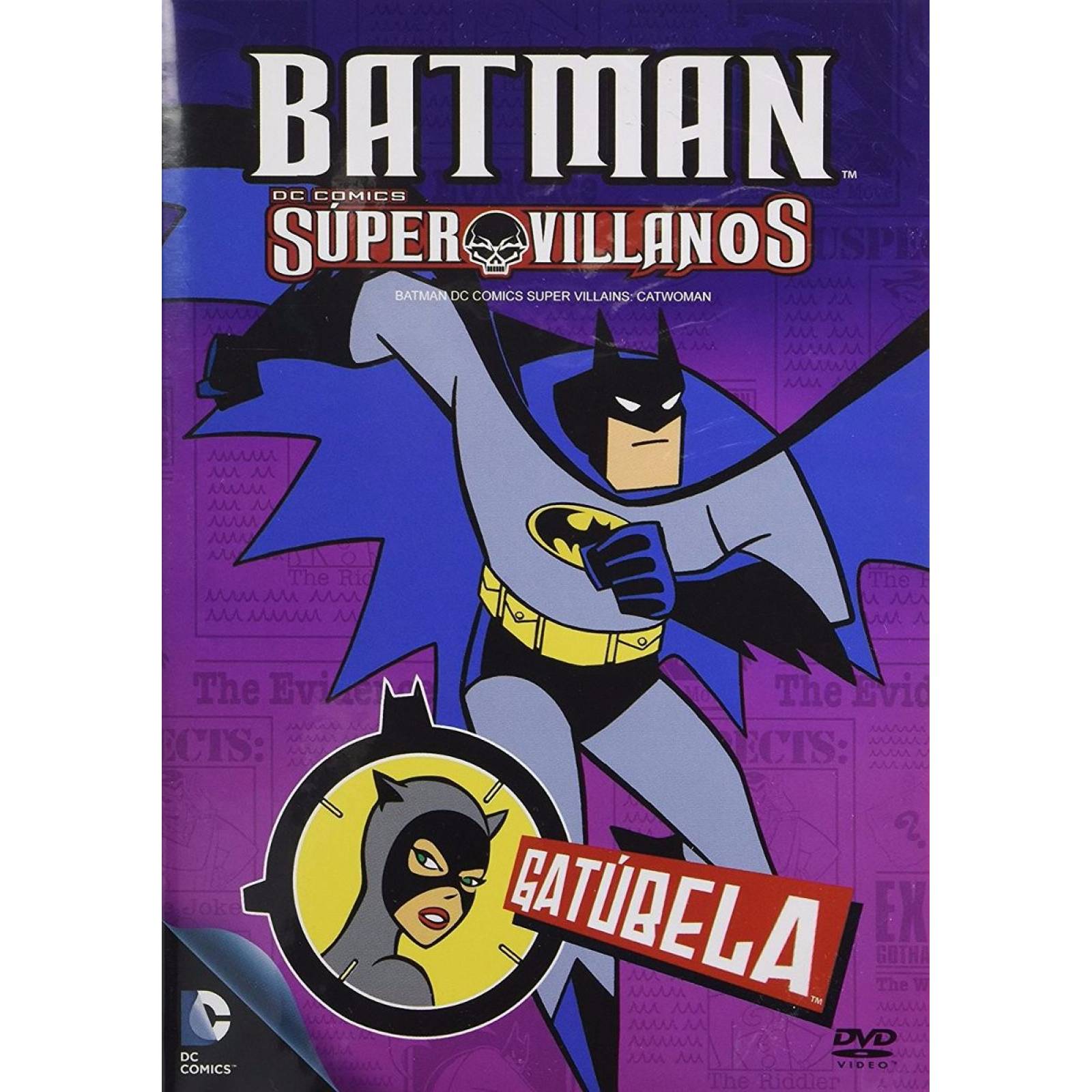 Batman Super Villanos Gatubela Dc Comics Pelicula Dvd