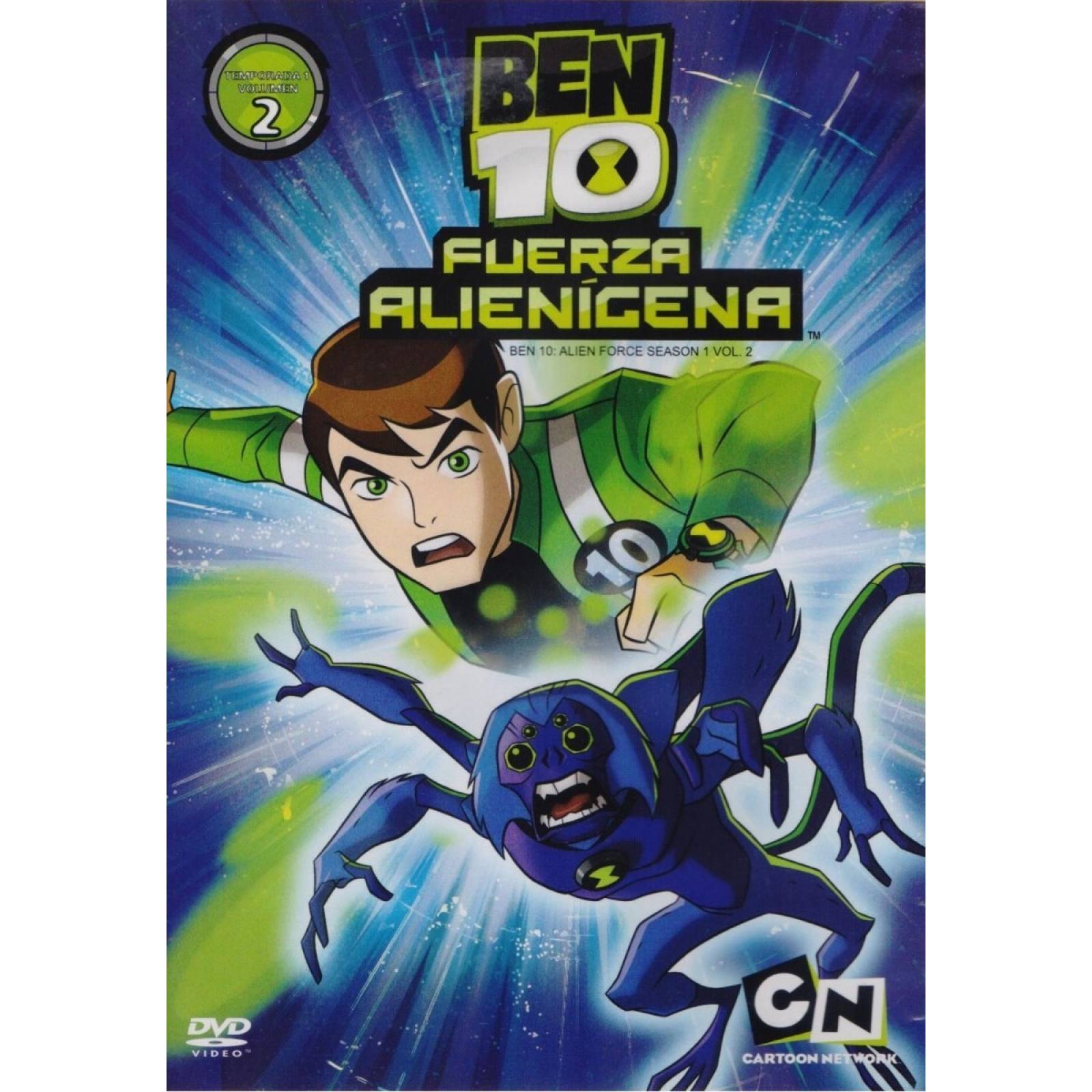 Ben 10 Fuerza Alienigena Temporada 1 Uno Vol 2 Dos Dvd