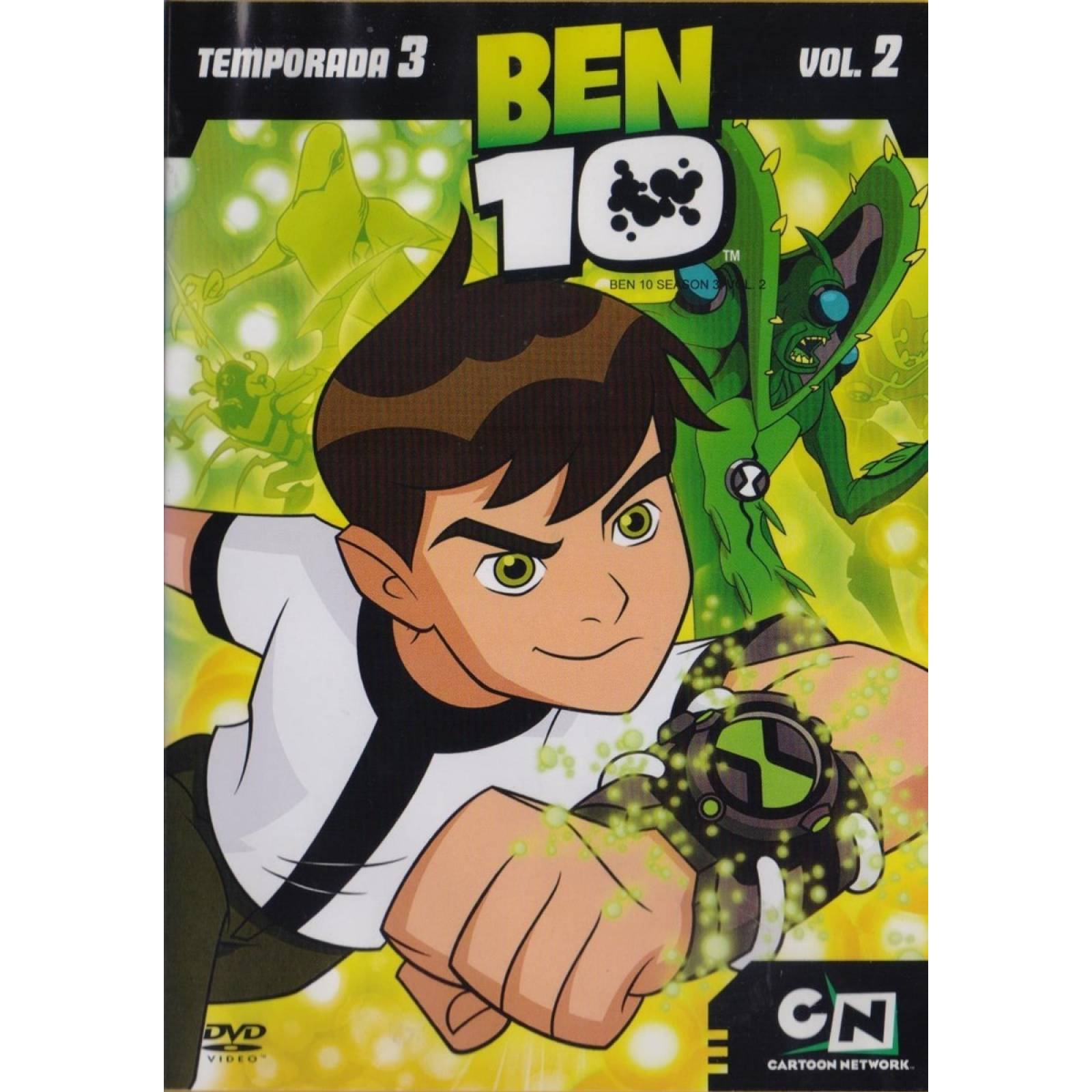 Ben 10 Tercera Temporada 3 Tres Volumen 2 Dos Dvd